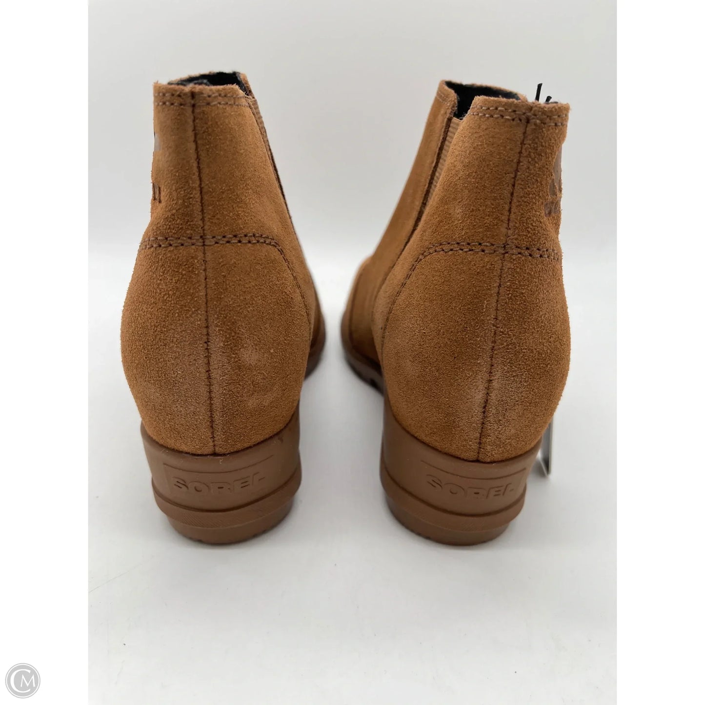 Boots Ankle Heels By Sorel In Brown, Size: 8