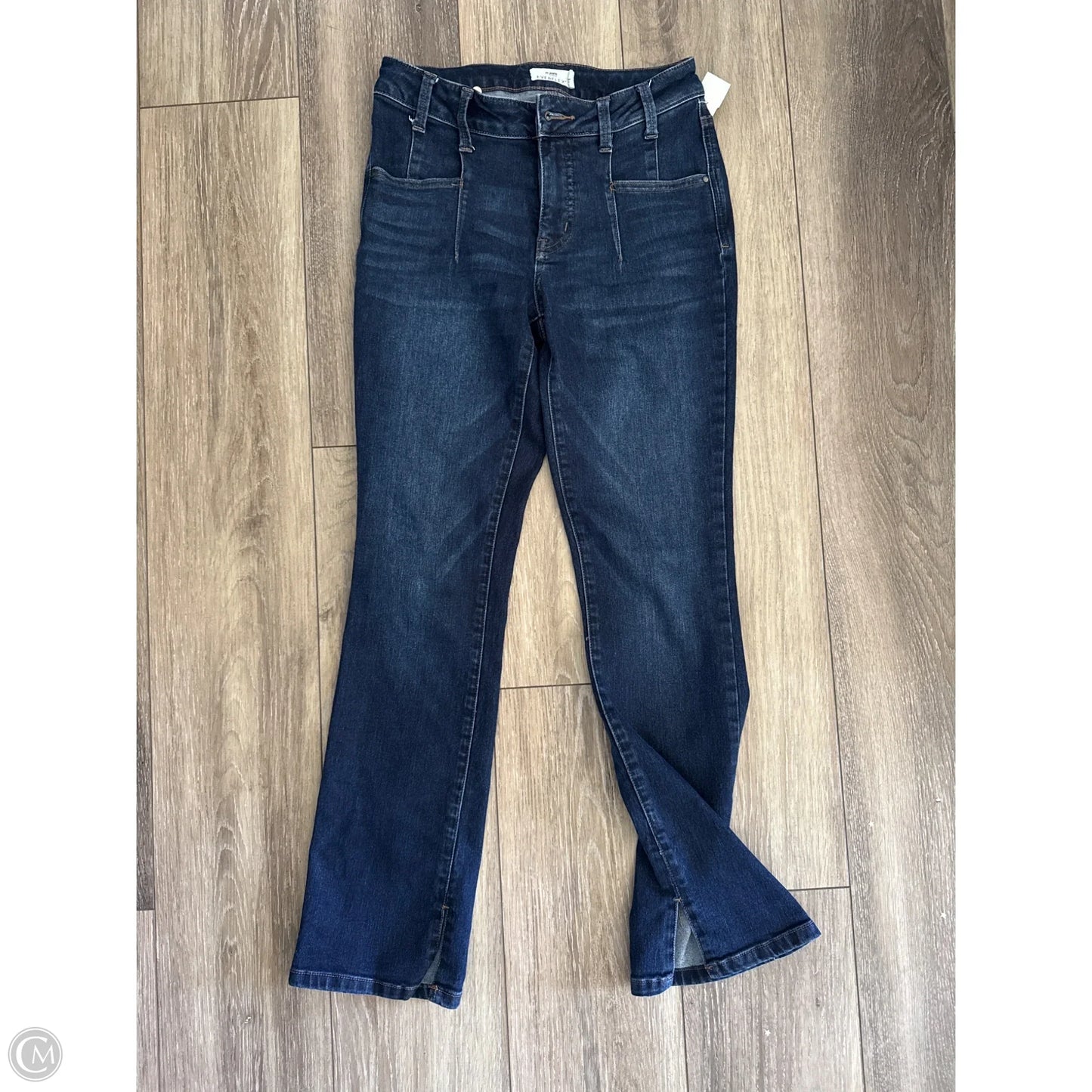 Jeans Flared By Maurices In Blue Denim, Size: 4
