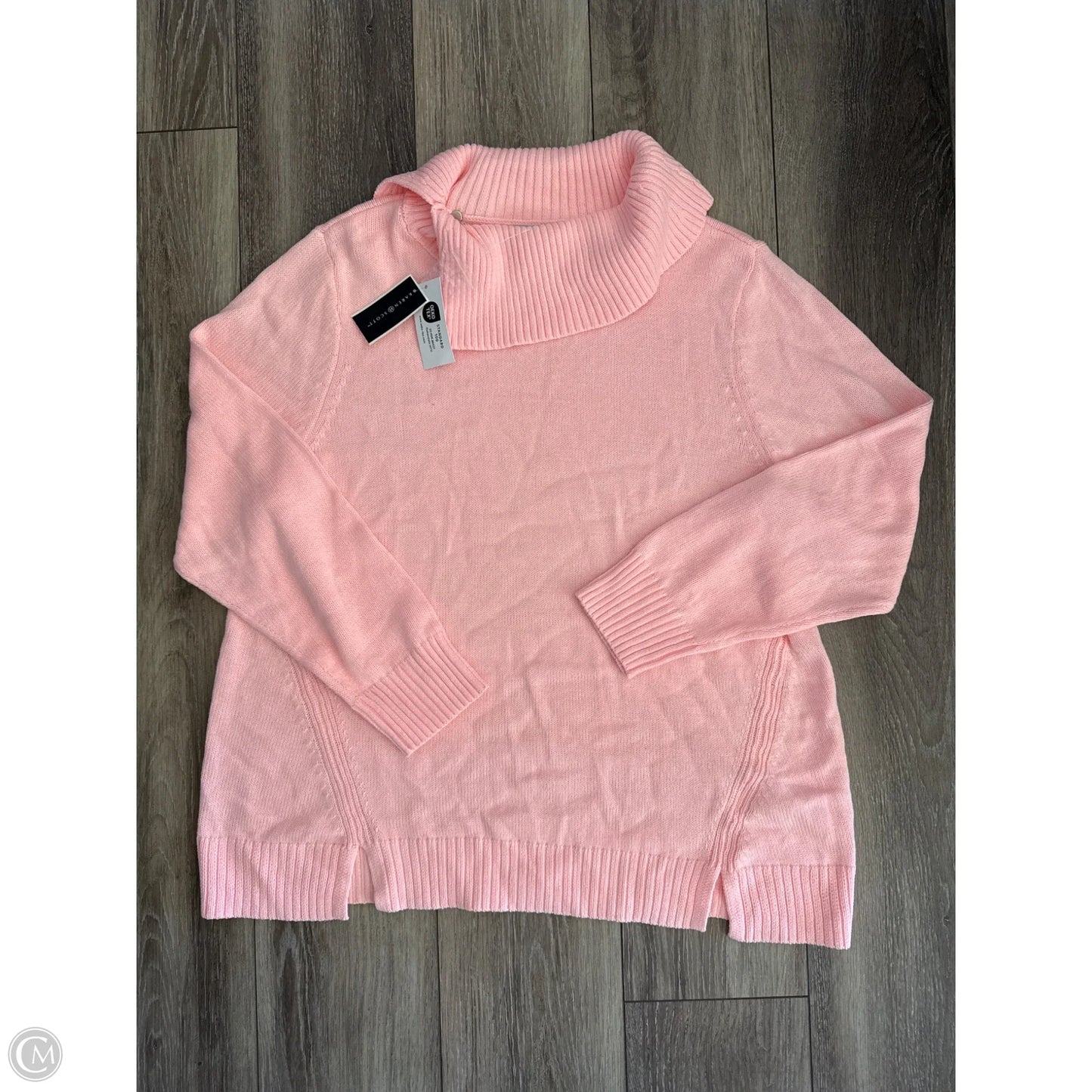 Sweater By Karen Scott In Pink, Size: 1x