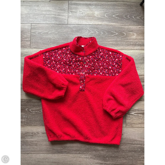 Athletic Fleece By Loft In Red, Size: S