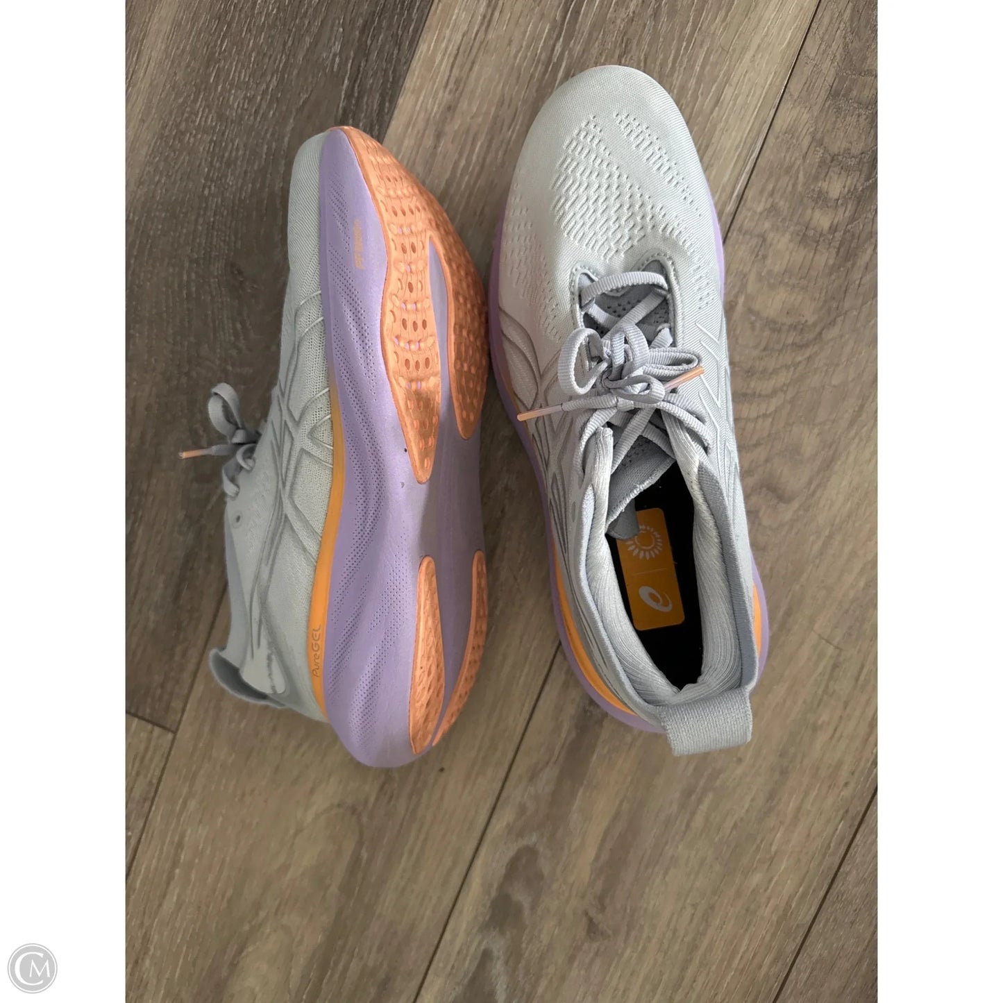 Shoes Athletic By Asics In Grey, Size: 9.5