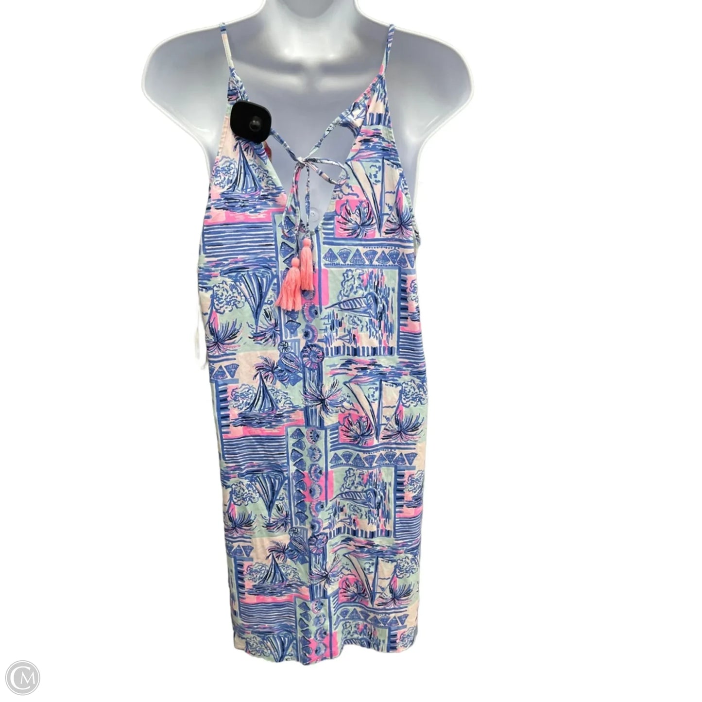 Dress Designer By Lilly Pulitzer In Blue, Size: M