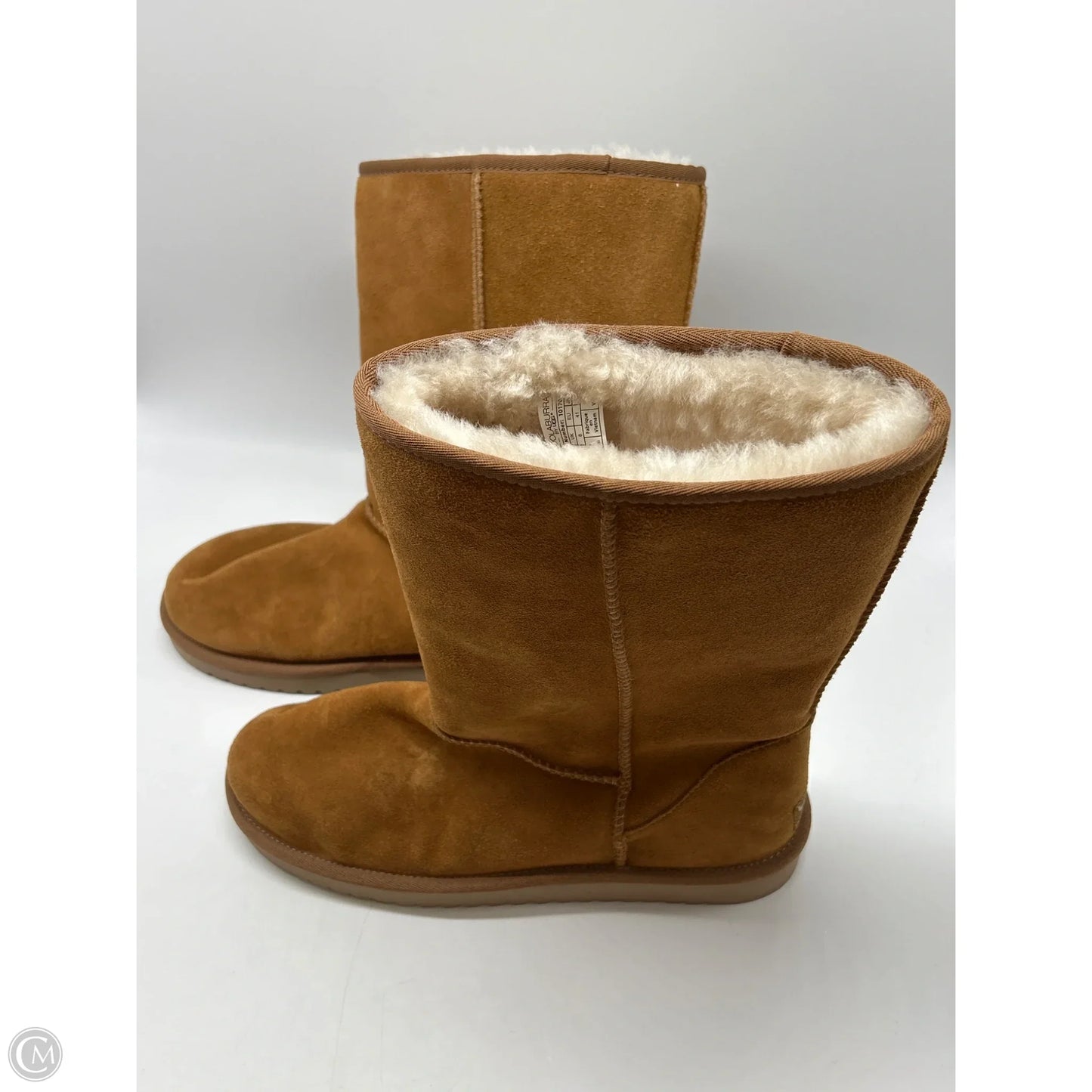 Boots Mid-calf Flats By Koolaburra By Ugg In Tan, Size: 10