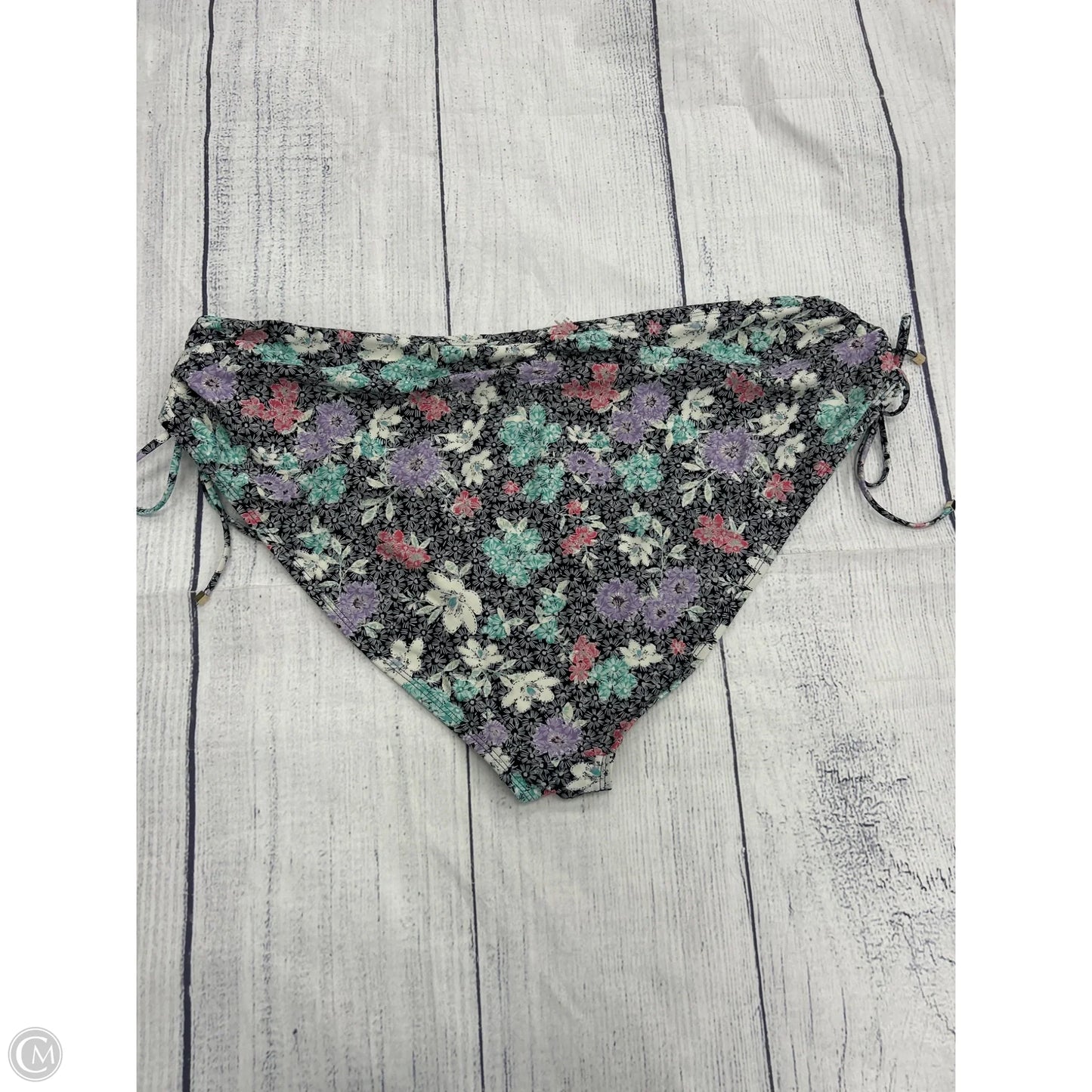 Swimsuit Bottom By Time And Tru In Floral Print, Size: 3x