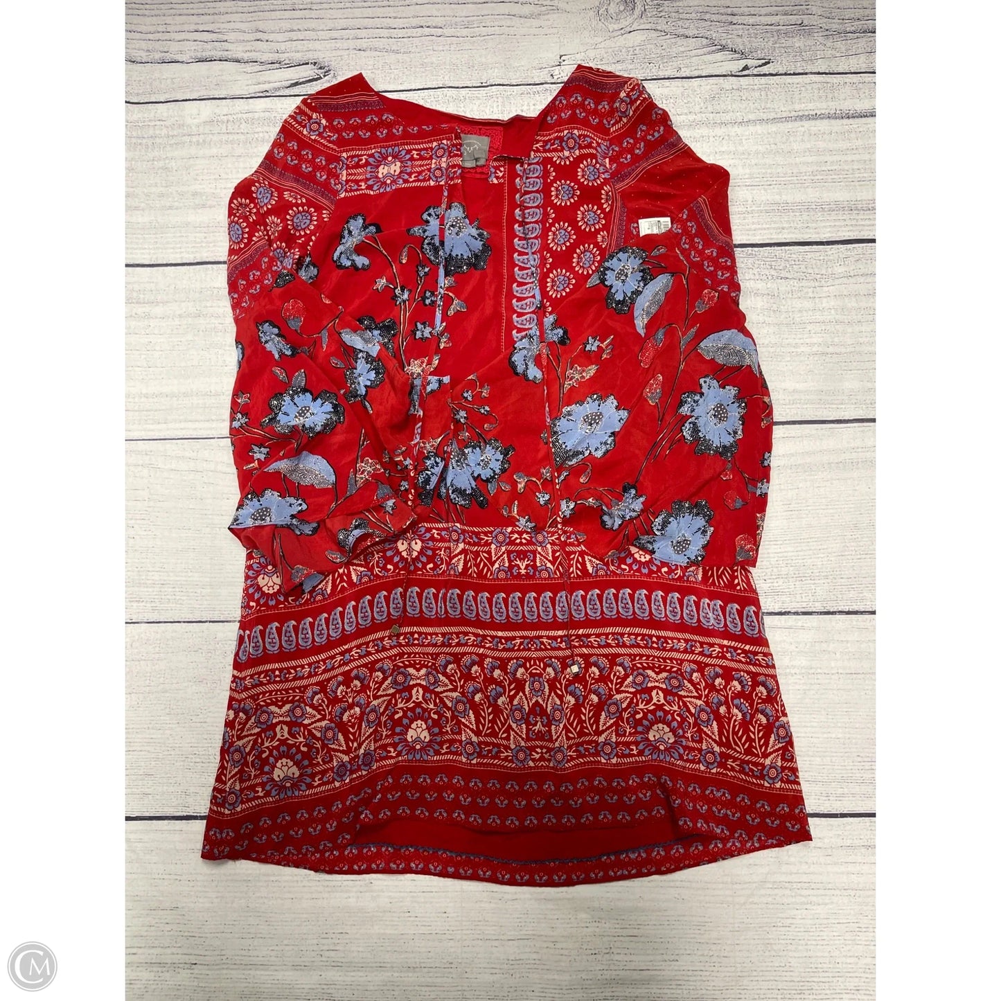 Dress Casual Short By Anthropologie In Red, Size: 6