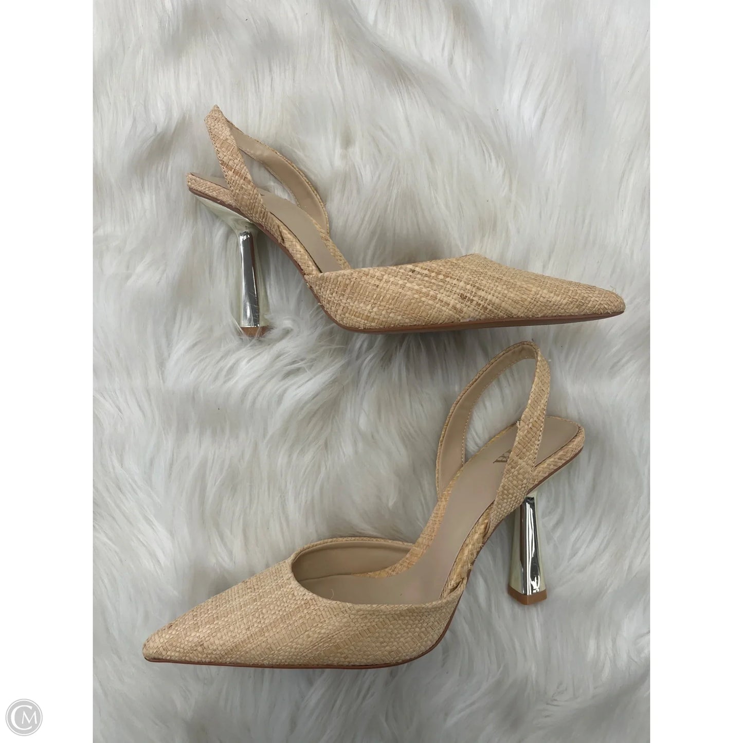 Shoes Heels Stiletto By Zara In Tan, Size: 6.5