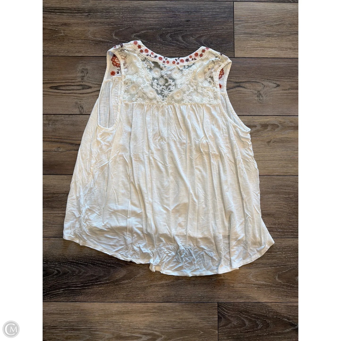Tank Top By Knox Rose In White, Size: 1x