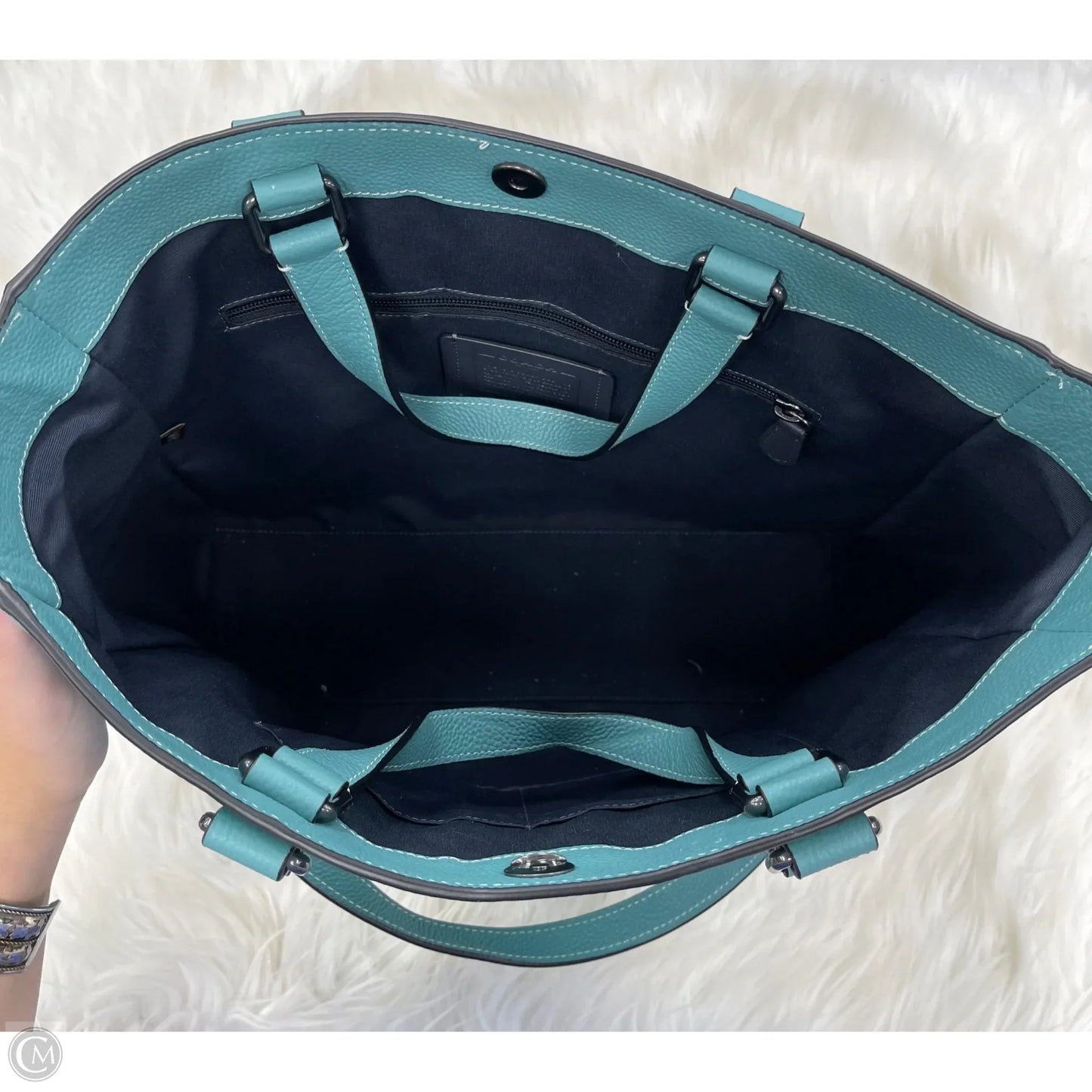 Tote Designer By Coach, Size: Large