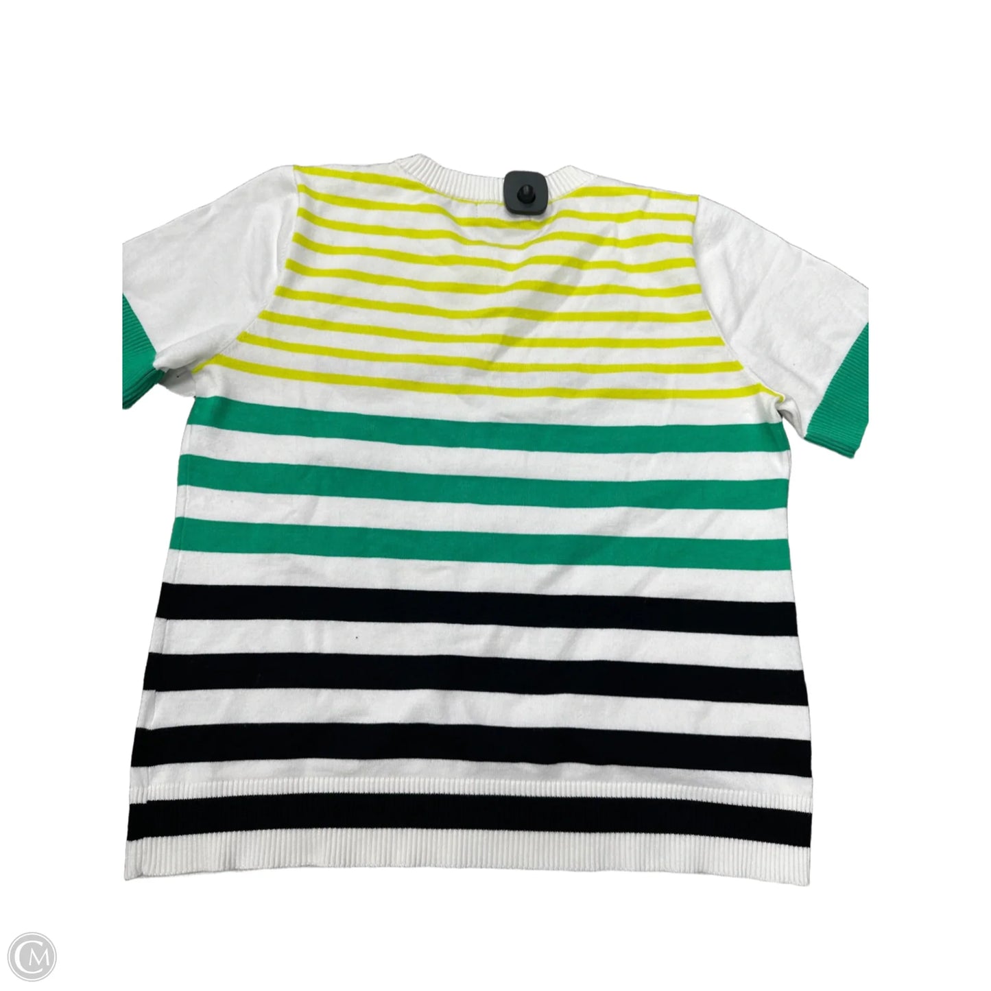 Top Short Sleeve Designer By Karl Lagerfeld In Green, Size: L