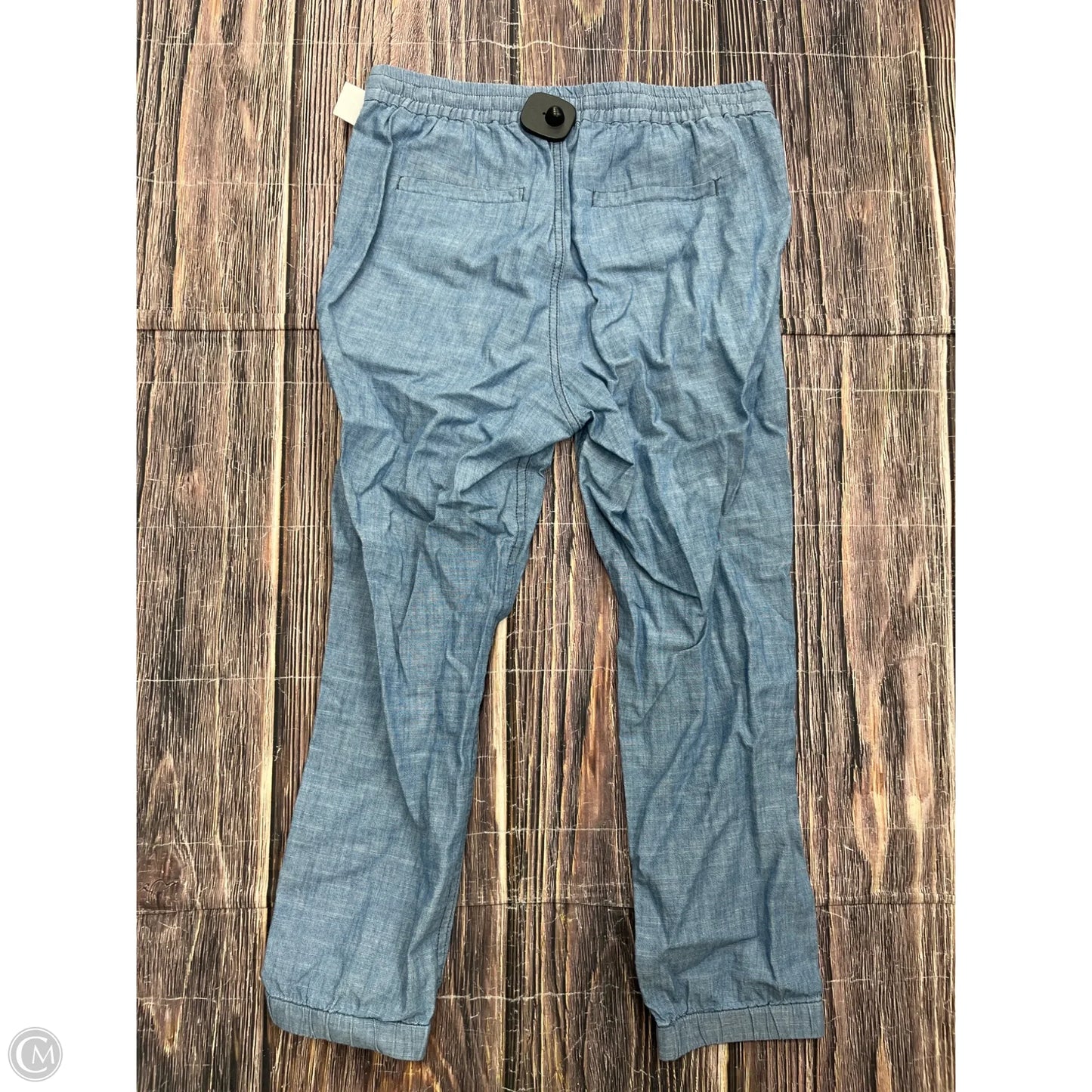 Pants Linen By Clothes Mentor In Blue, Size: 2p