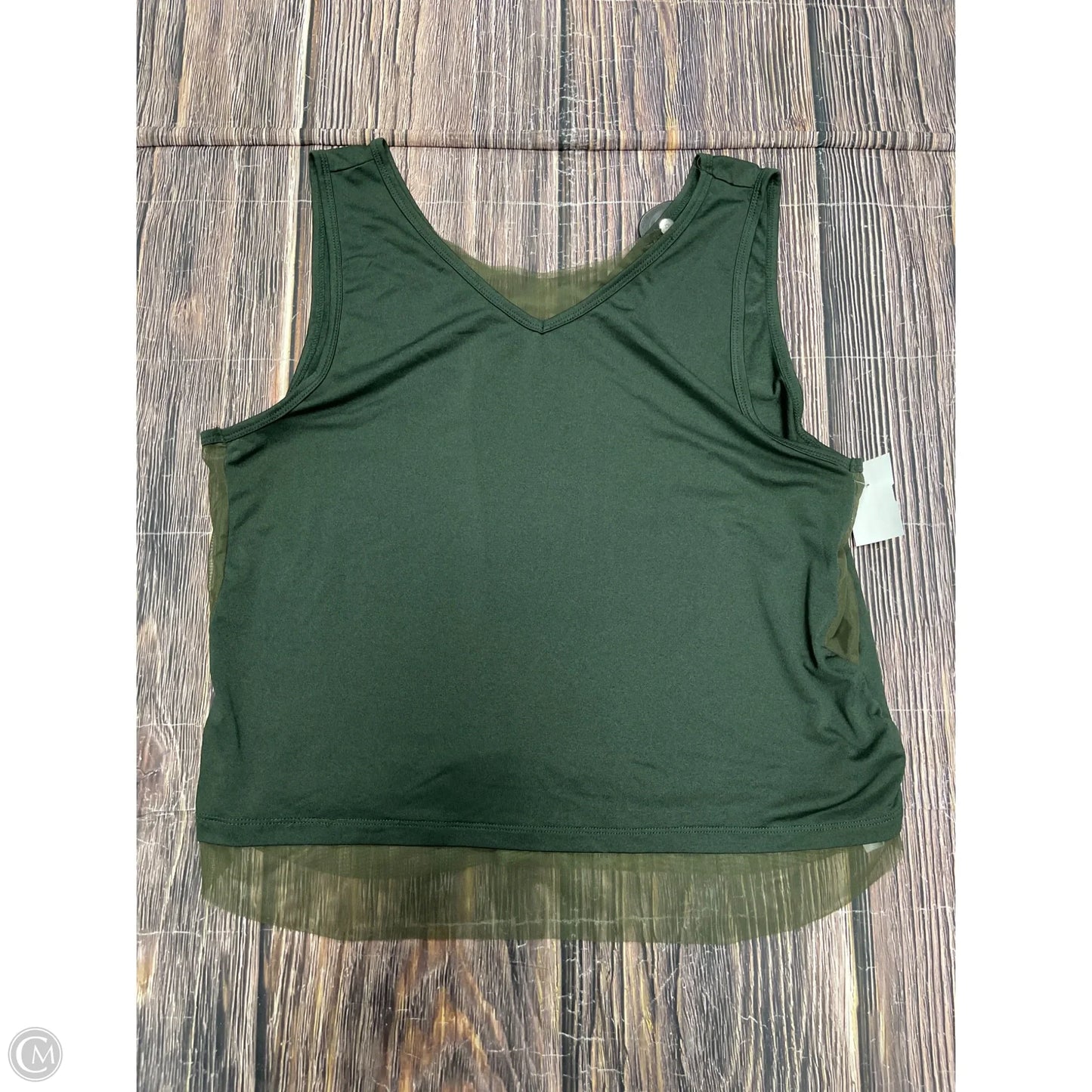 Athletic Tank Top By Zyia In Green, Size: Xl