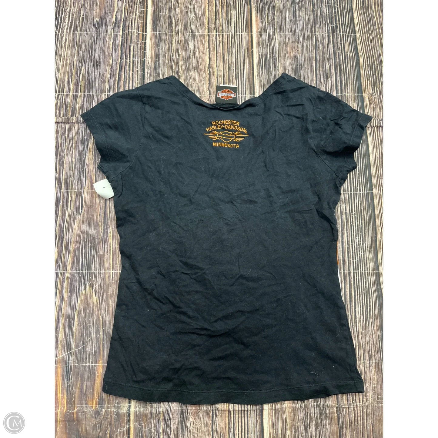 Top Short Sleeve By Harley Davidson In Black, Size: L