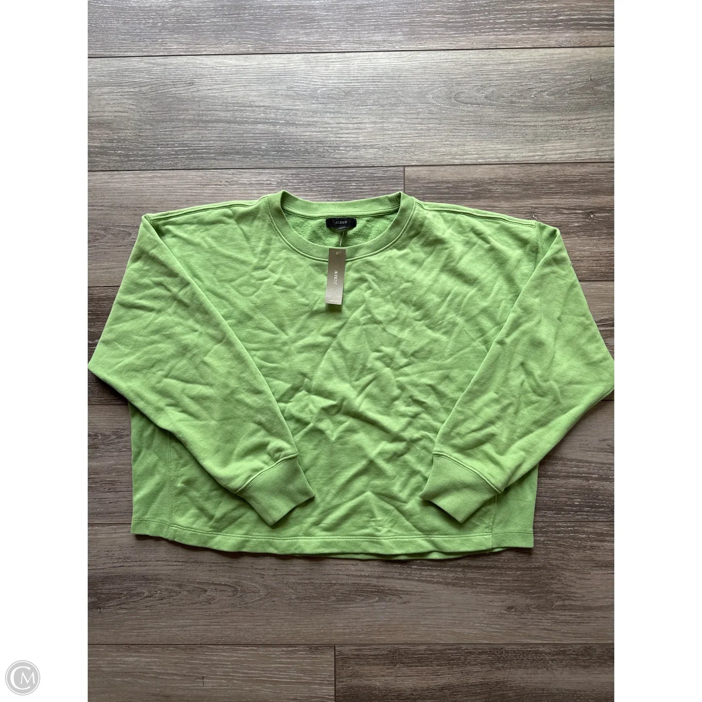 Top Long Sleeve By J. Crew In Green, Size: M