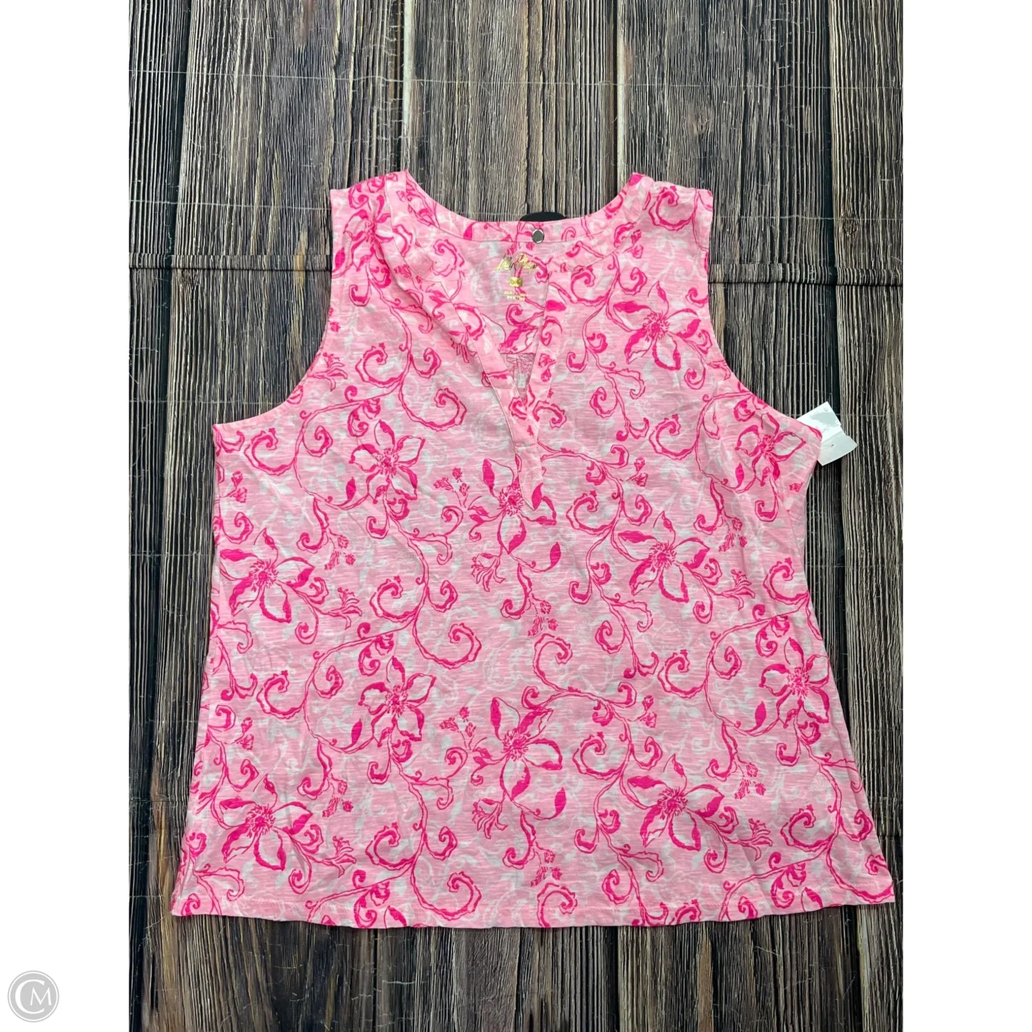 Tank Top Designer By Lilly Pulitzer In Pink, Size: Xl