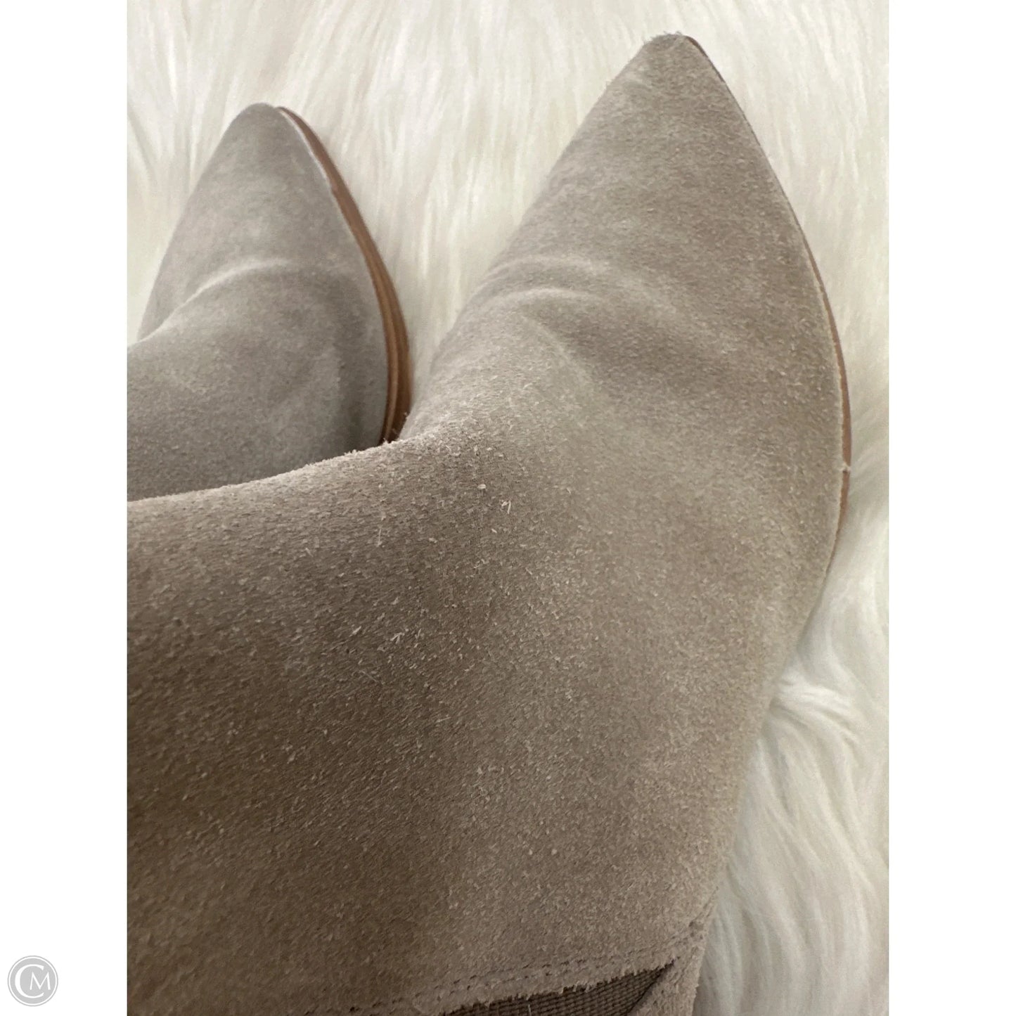 Boots Ankle Flats By Marc Fisher In Taupe, Size: 8