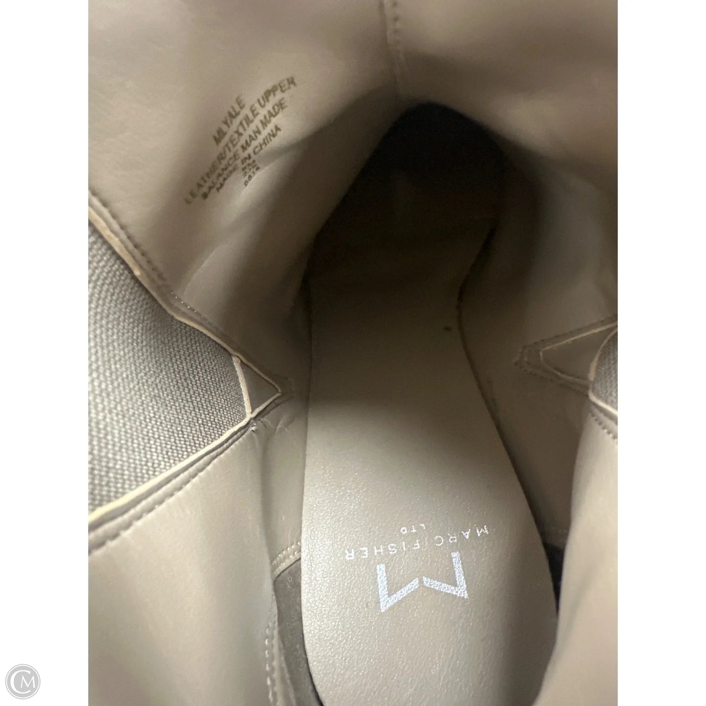 Boots Ankle Flats By Marc Fisher In Taupe, Size: 8
