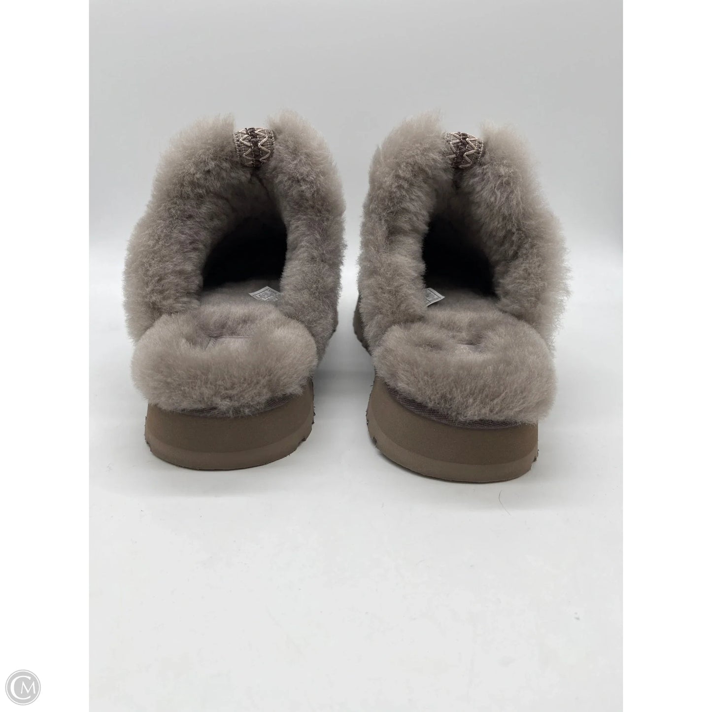 Sandals Designer By Ugg In Grey, Size: 12