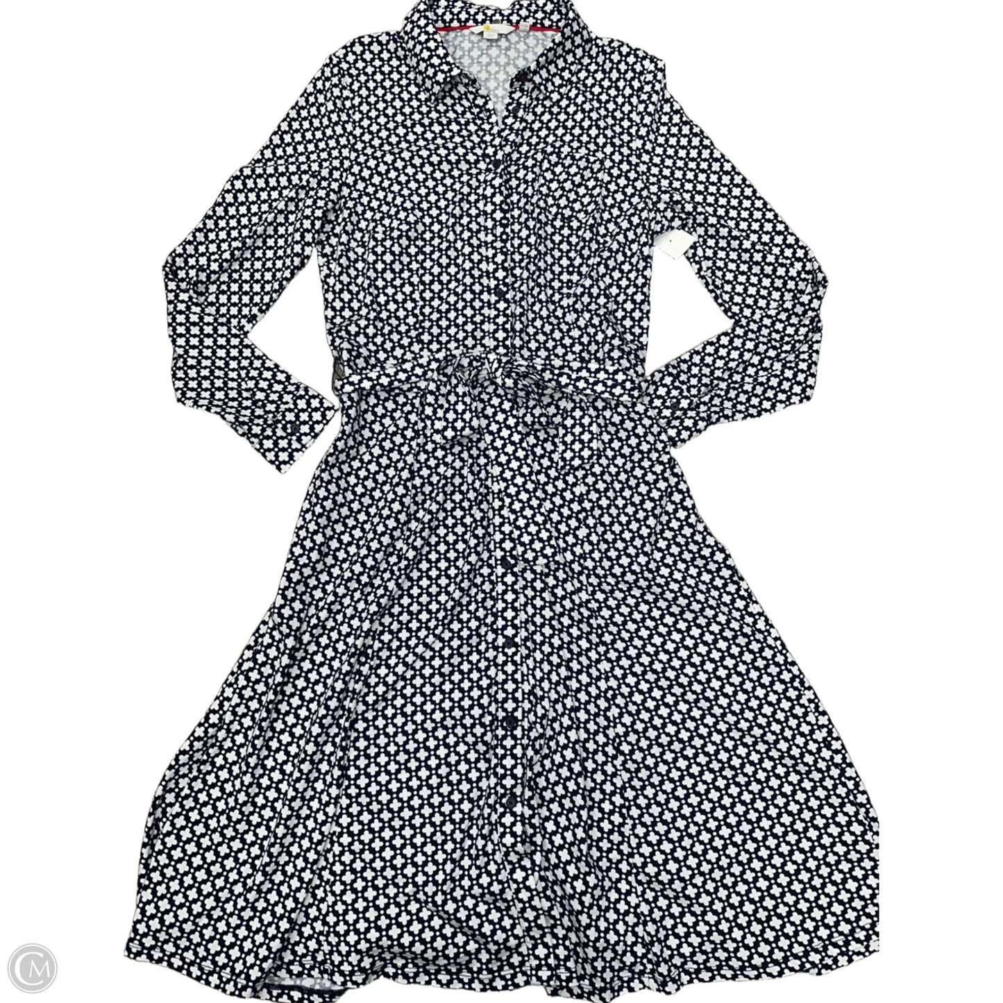 Dress Casual Maxi By Boden In Navy, Size: M