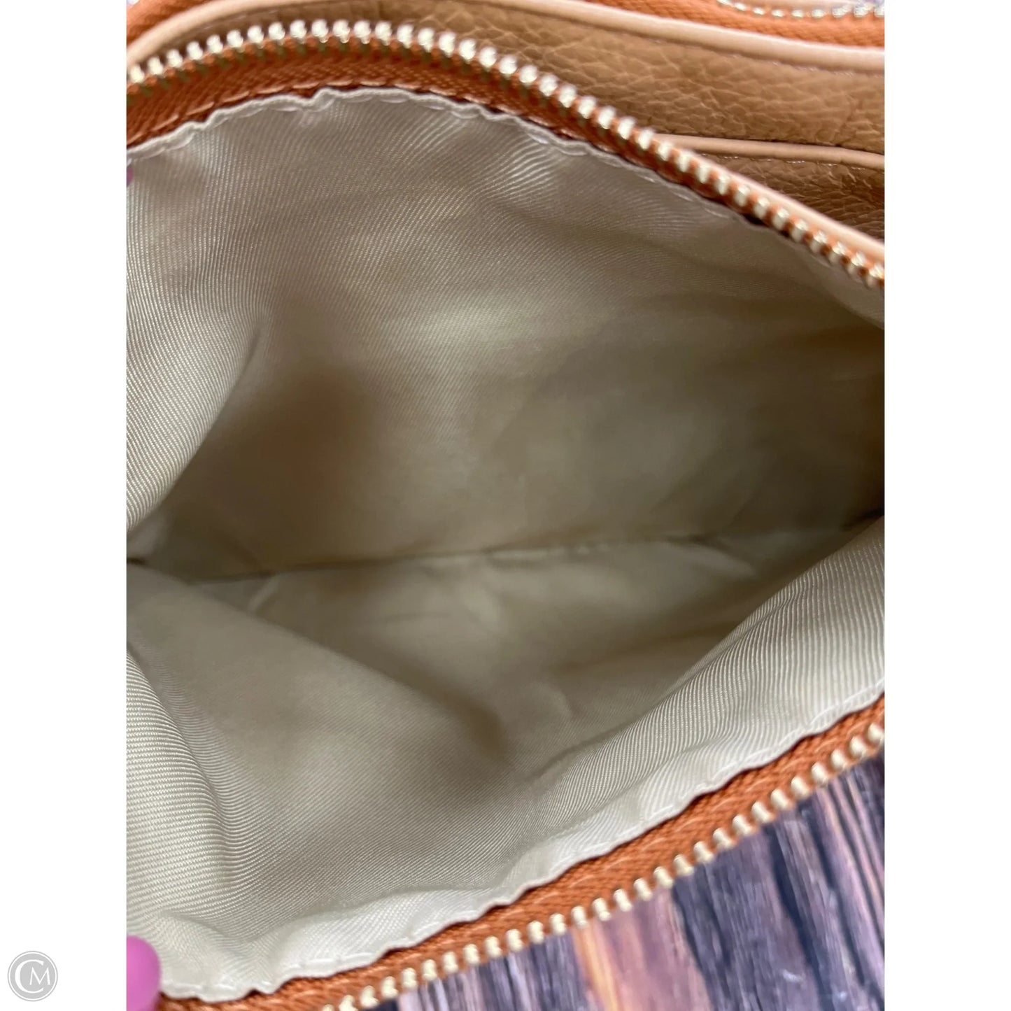 Crossbody Leather By Valentina, Size: Medium