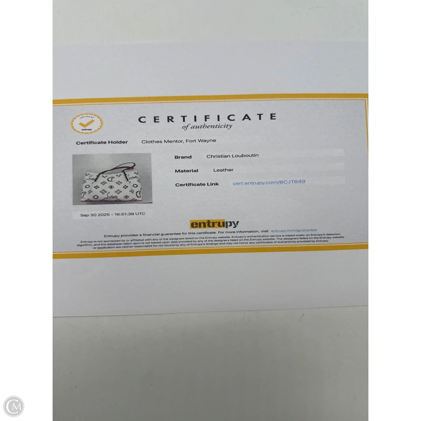 Handbag Luxury Designer By Christian Louboutin, Size: Large