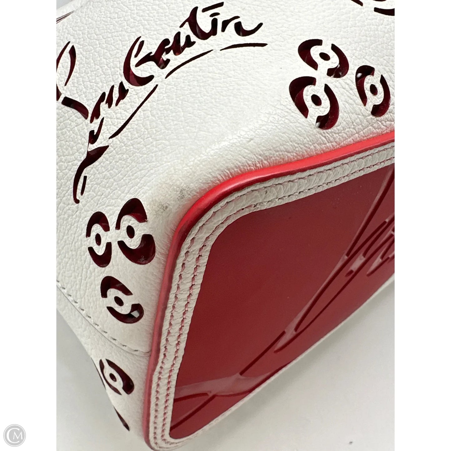 Handbag Luxury Designer By Christian Louboutin, Size: Large