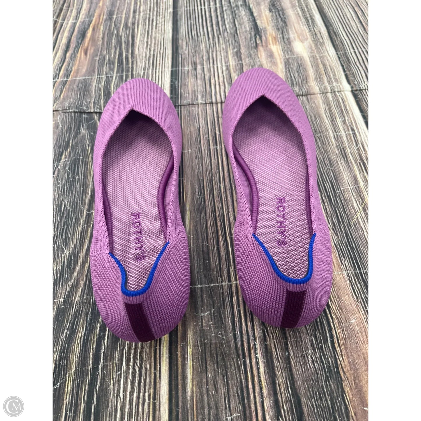 Shoes Flats By Rothys In Purple, Size: 9
