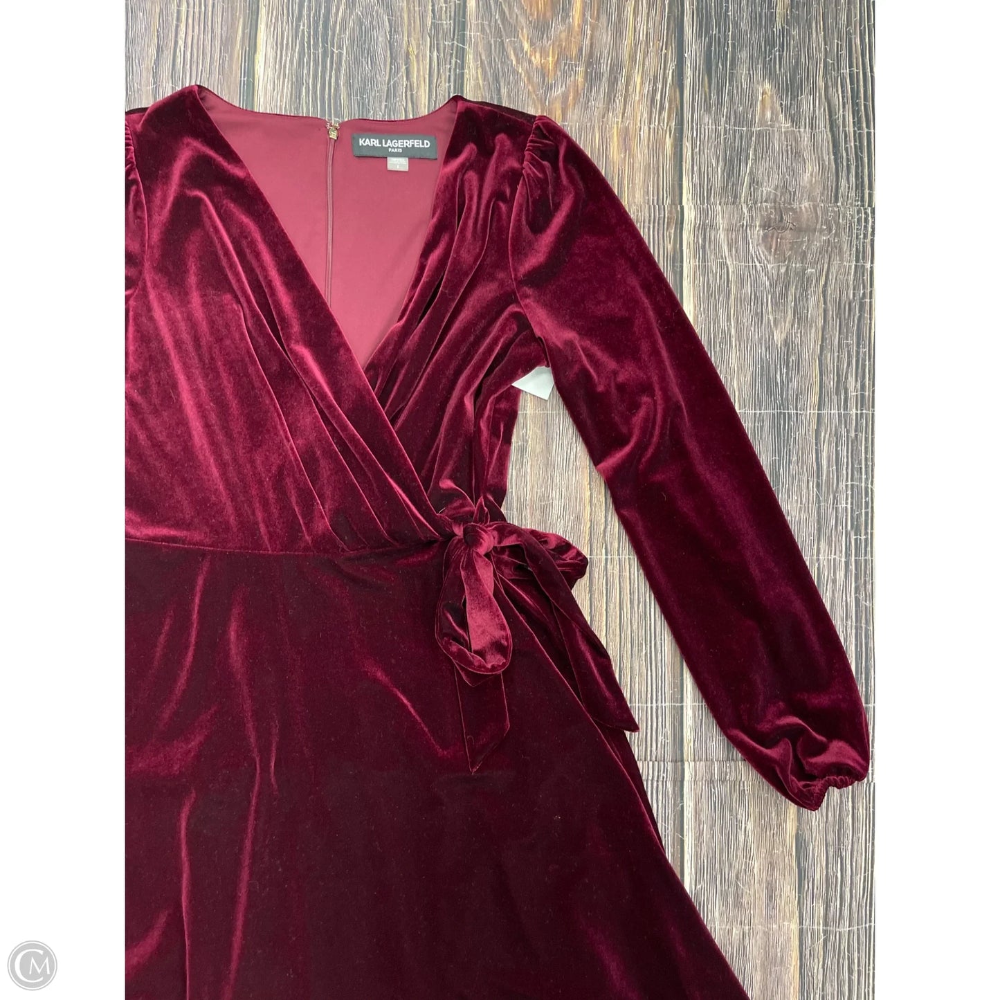 Dress Designer By Karl Lagerfeld In Red, Size: 8