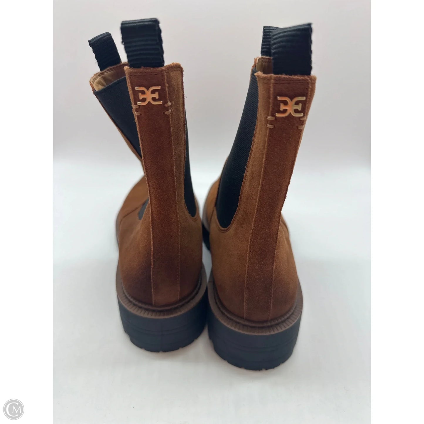 Boots Ankle Flats By Sam Edelman In Brown, Size: 10
