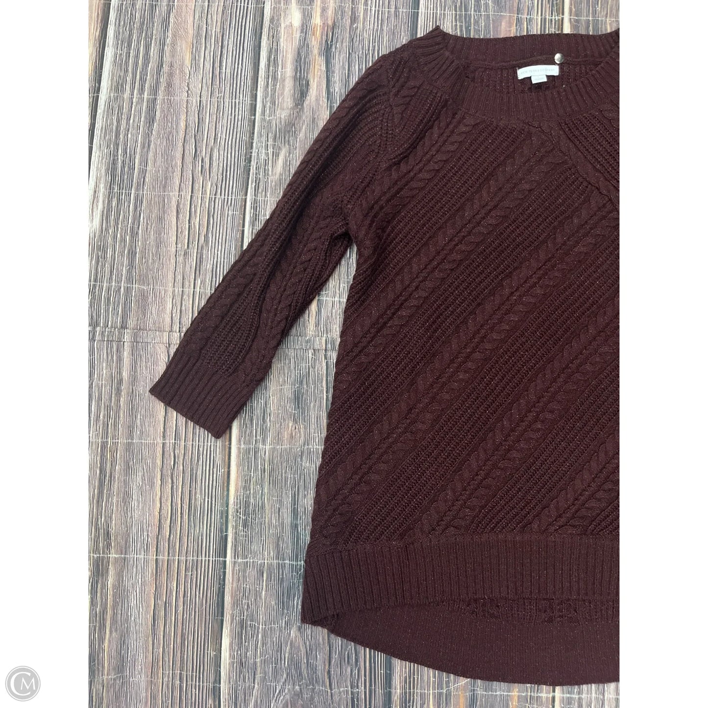 Sweater By New York And Co In Purple, Size: L