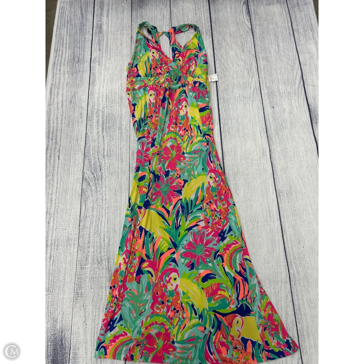 Dress Designer By Lilly Pulitzer In Green, Size: L