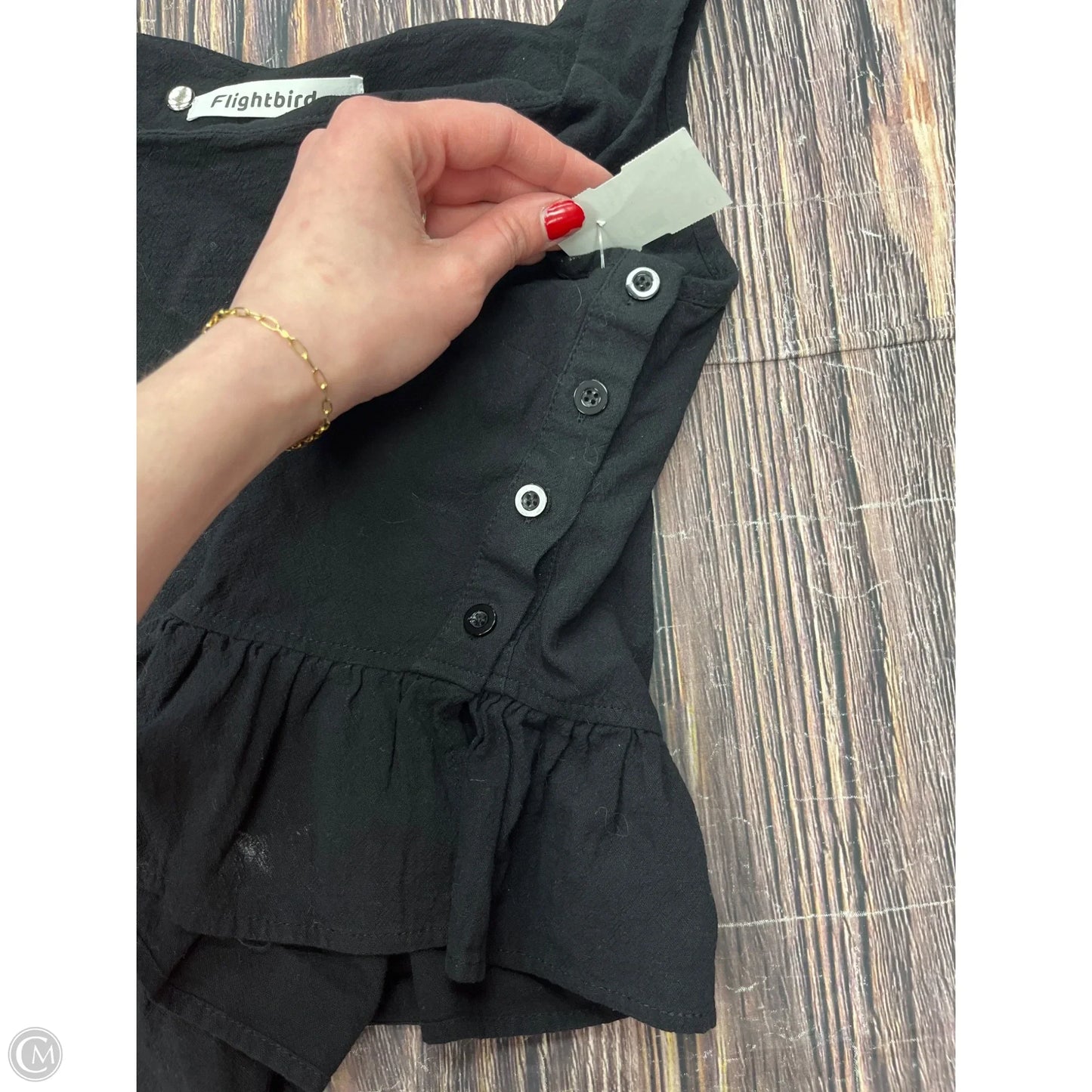 Tank Top By Clothes Mentor In Black, Size: S