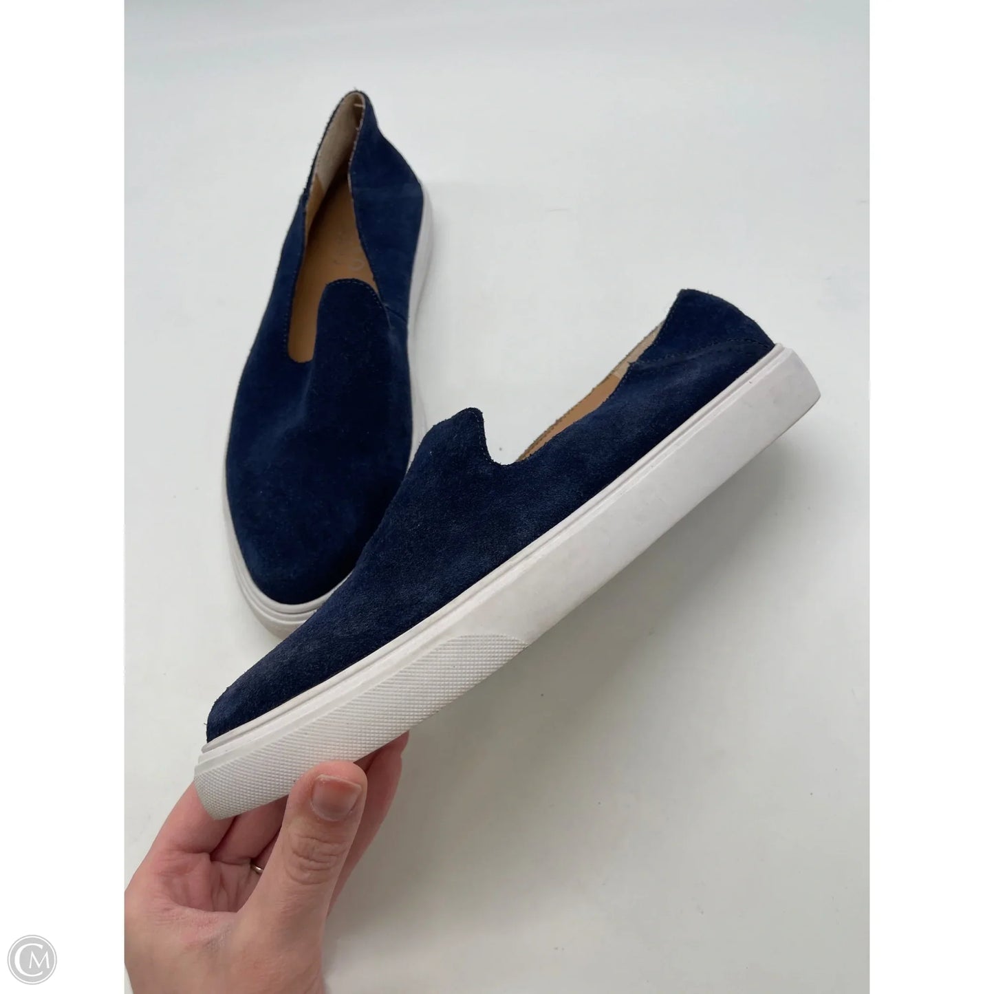 Shoes Flats By Franco Sarto In Navy, Size: 8
