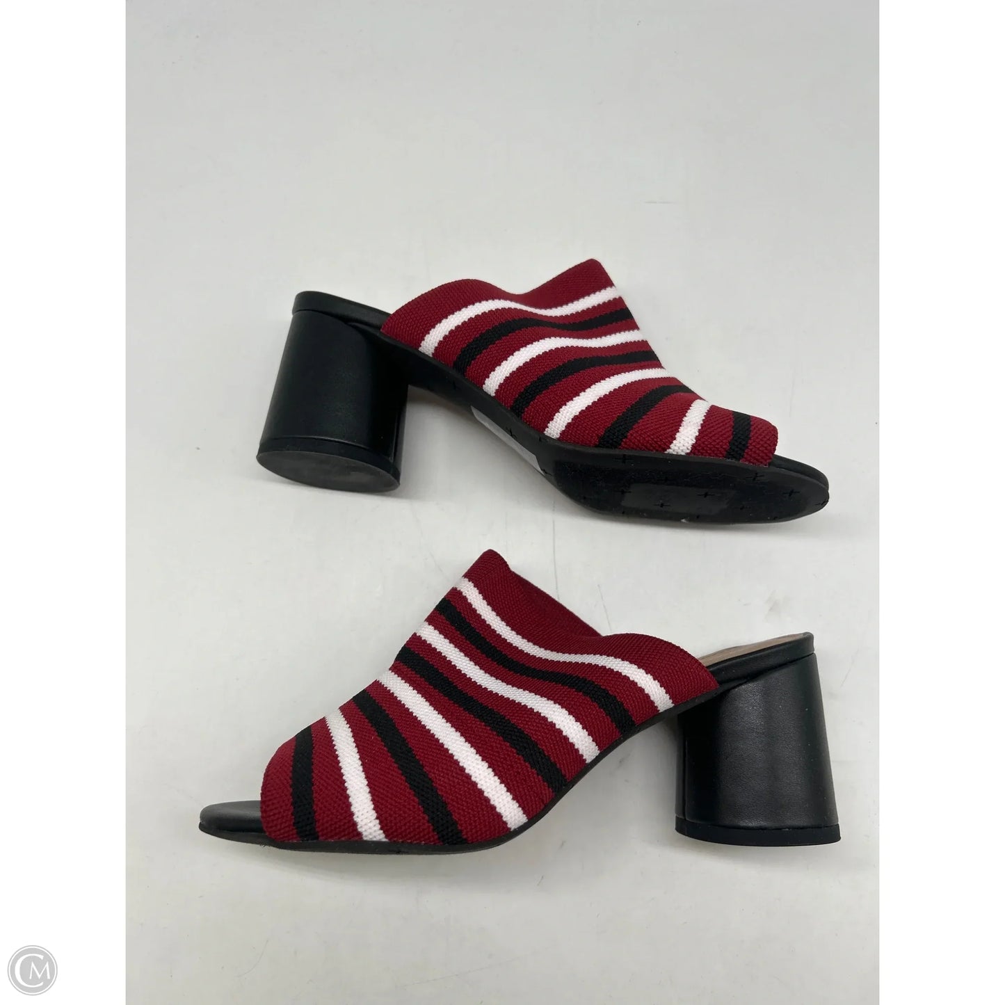 Shoes Heels Block By Nic + Zoe In Black & Red, Size: 6