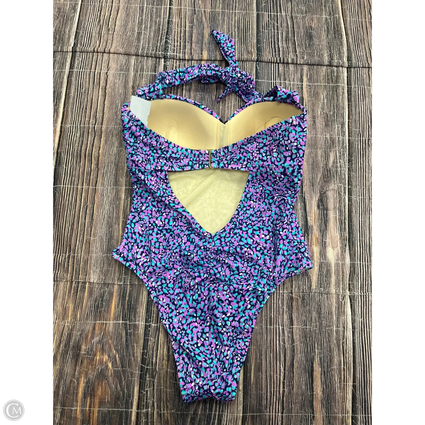Swimsuit By Clothes Mentor In Blue & Purple, Size: 10