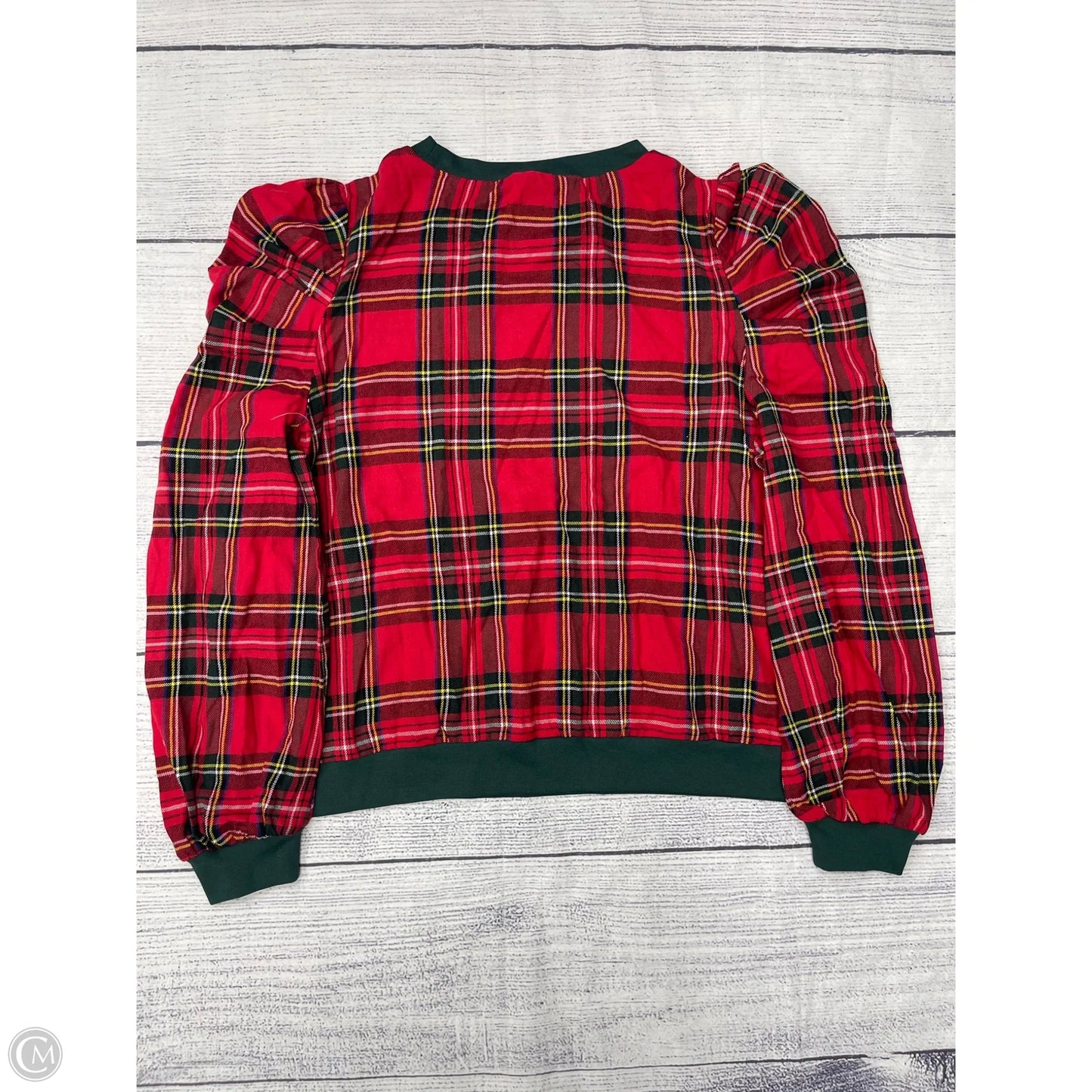 Top Long Sleeve By Bibi In Red, Size: M