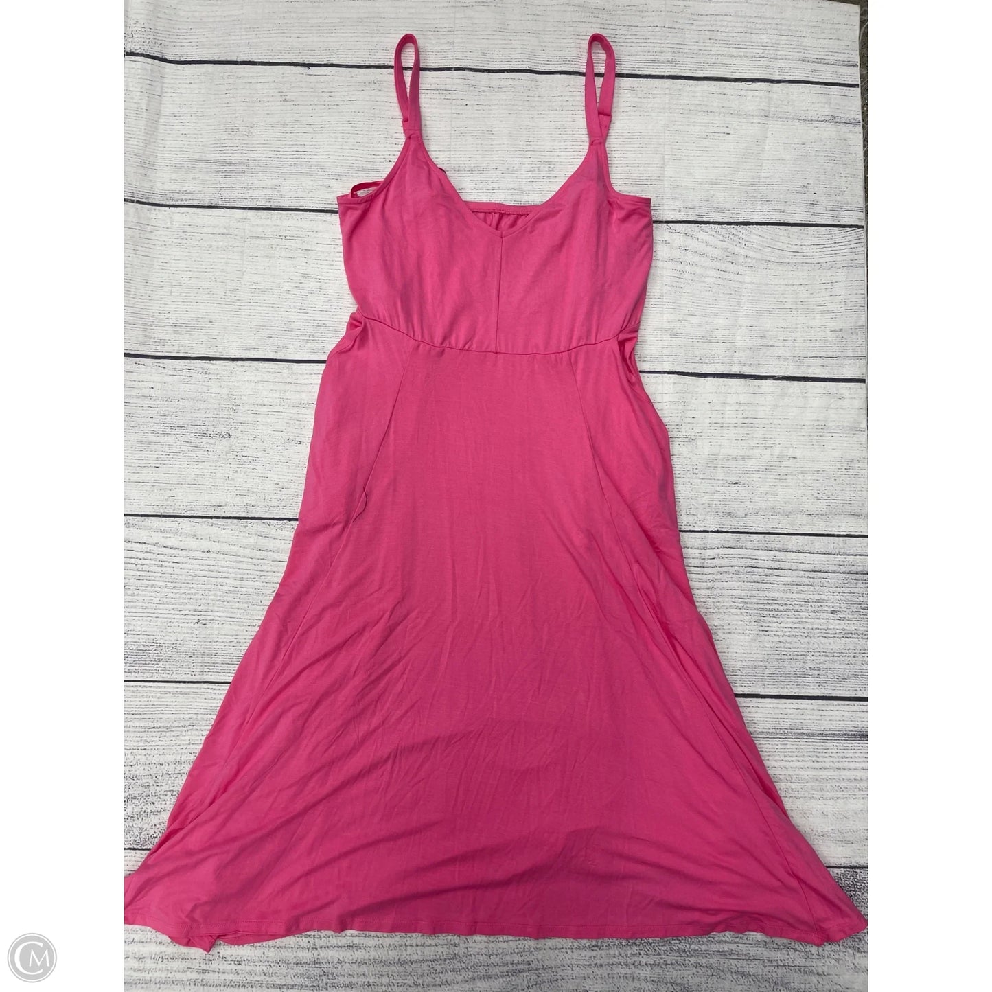 Dress Casual Midi By Torrid In Pink, Size: Xl