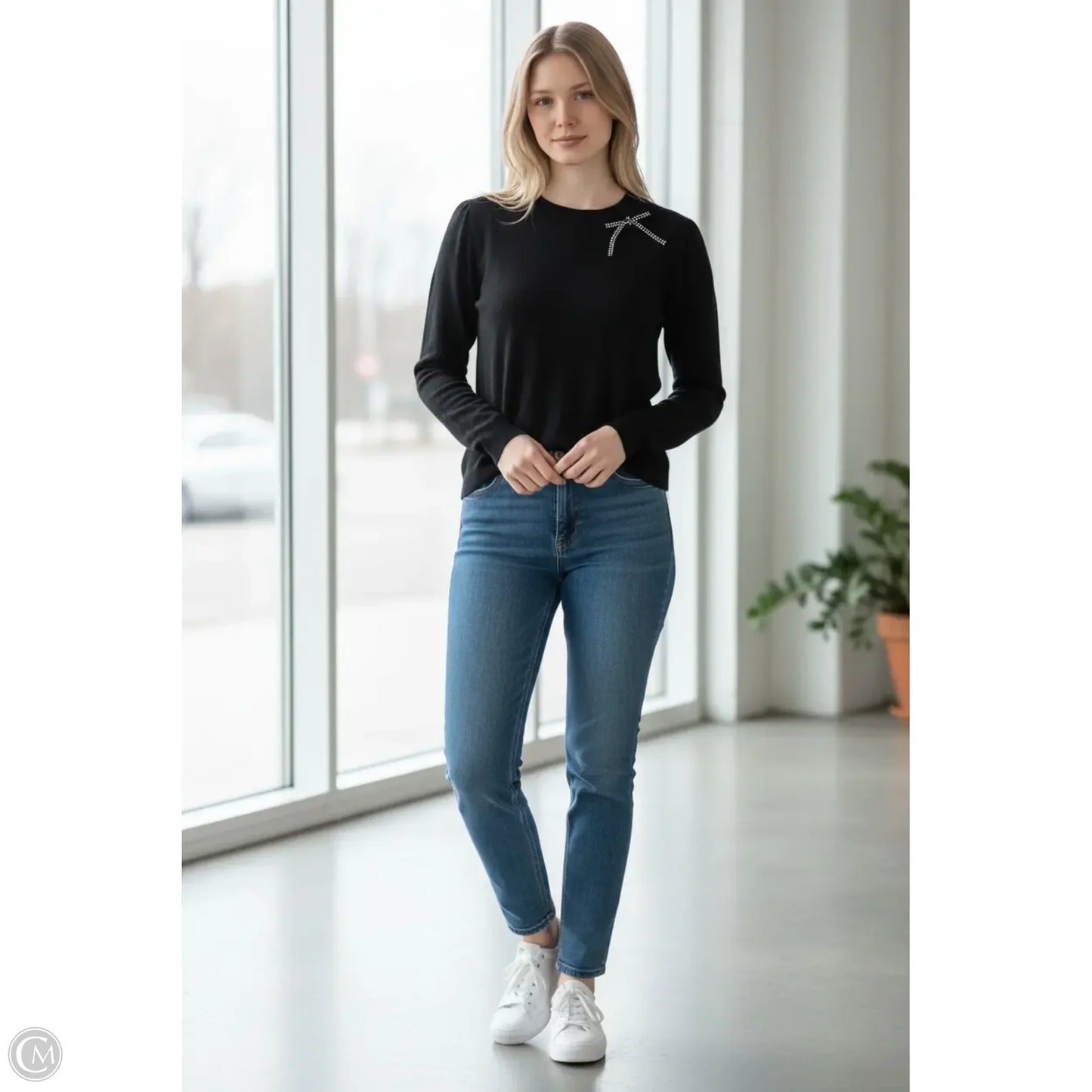 Sweater By Vila Milano In Black, Size: Xs