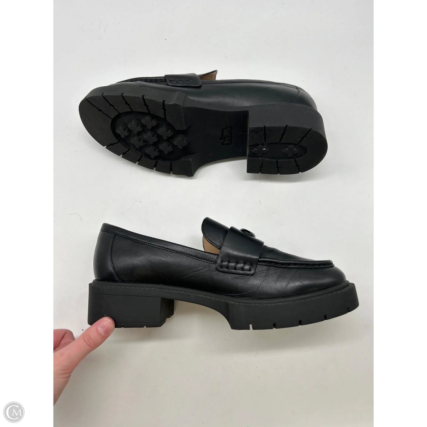 Shoes Designer By Coach In Black, Size: 9