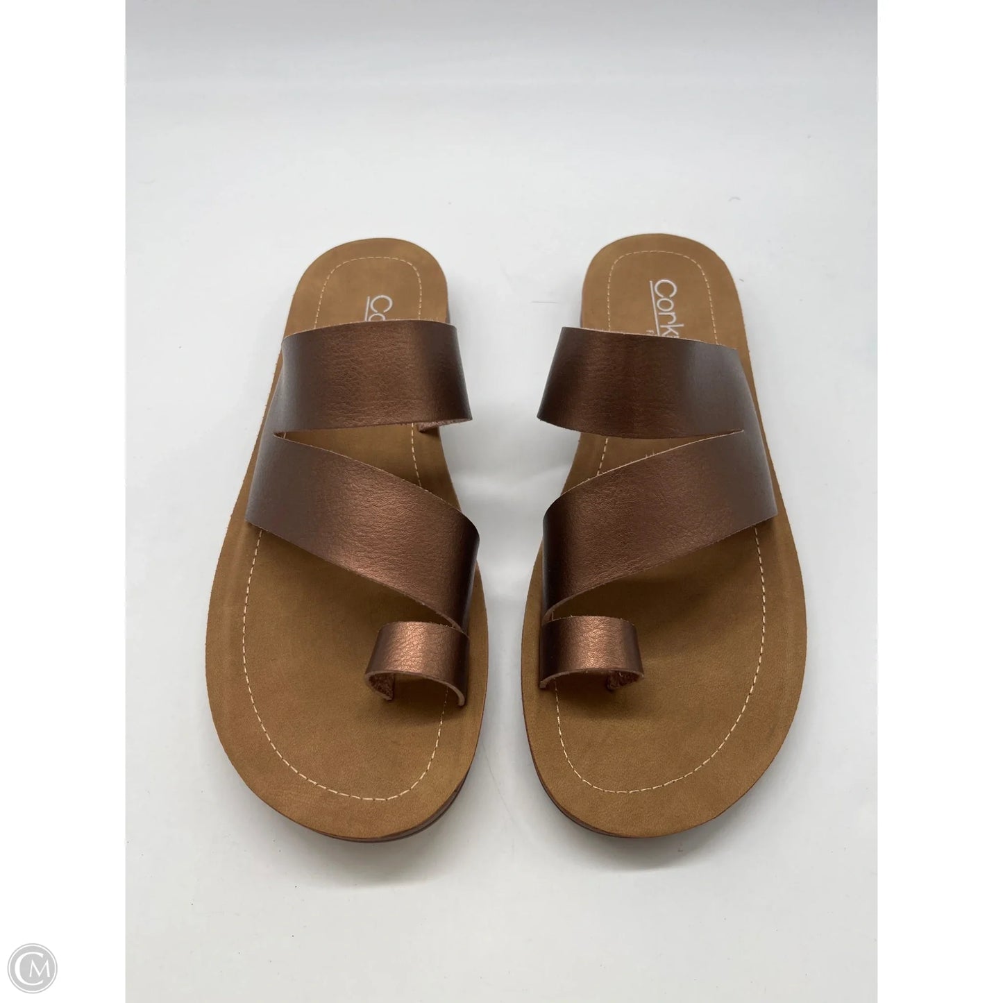 Sandals Flats By Corkys In Bronze, Size: 10