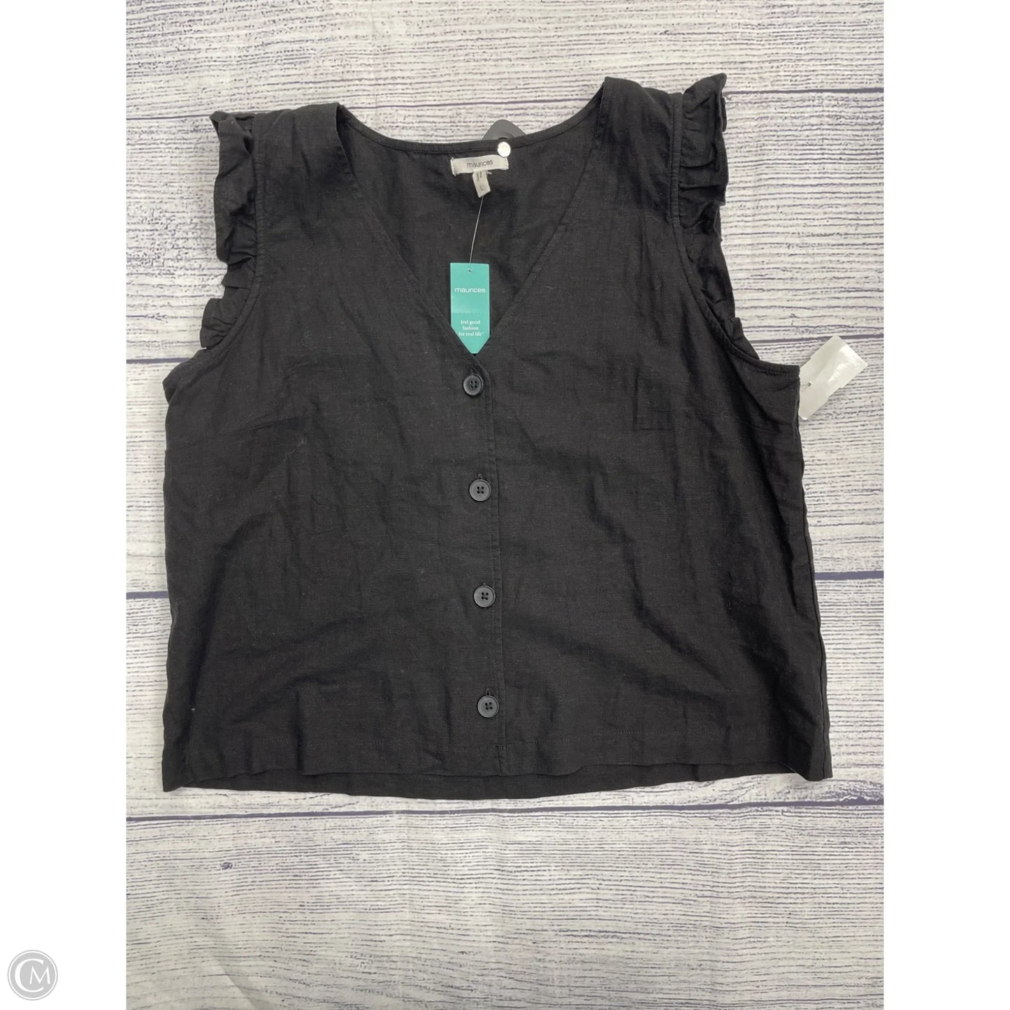 Tank Top By Maurices In Black, Size: L