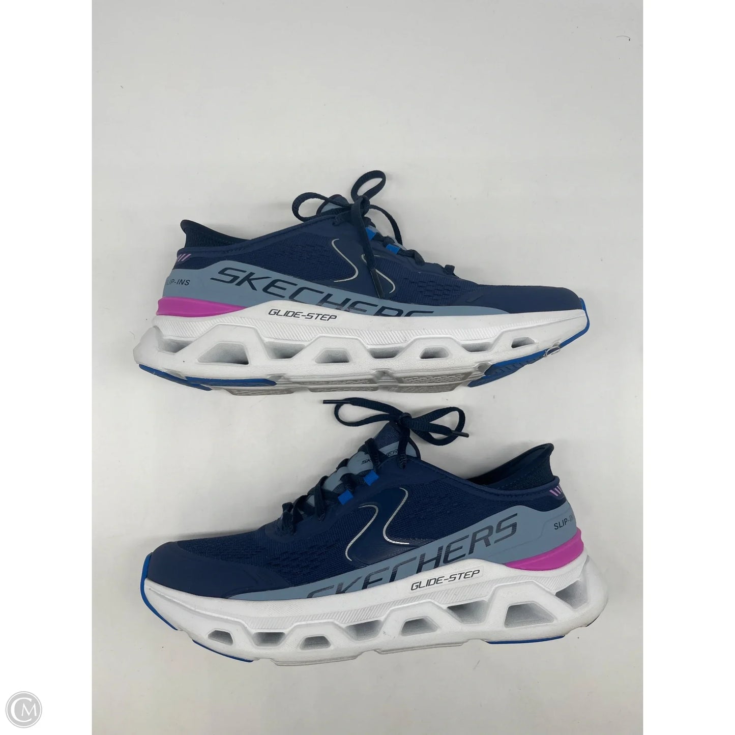 Shoes Athletic By Skechers In Blue, Size: 8
