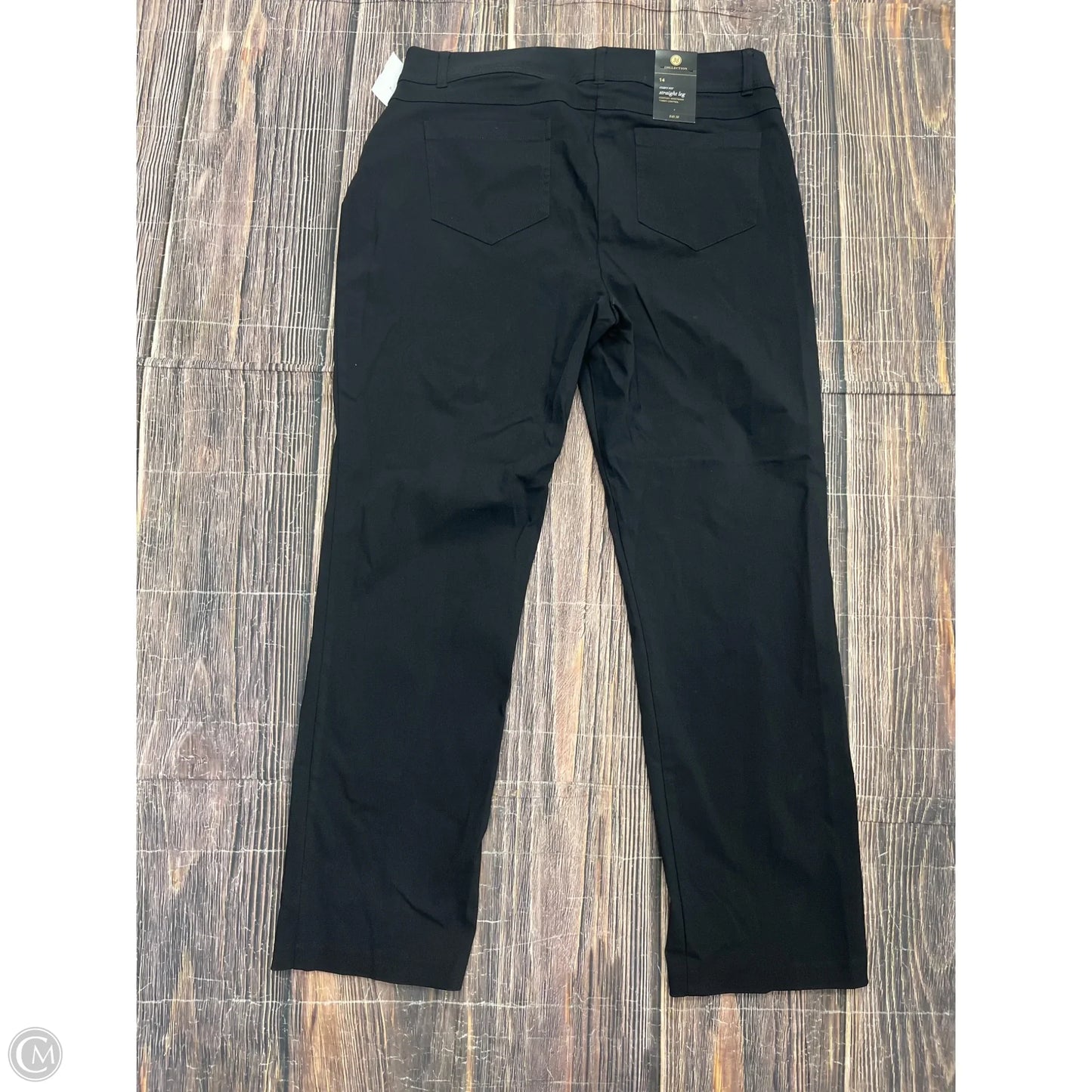 Pants Dress By Jm Collections In Black, Size: 14