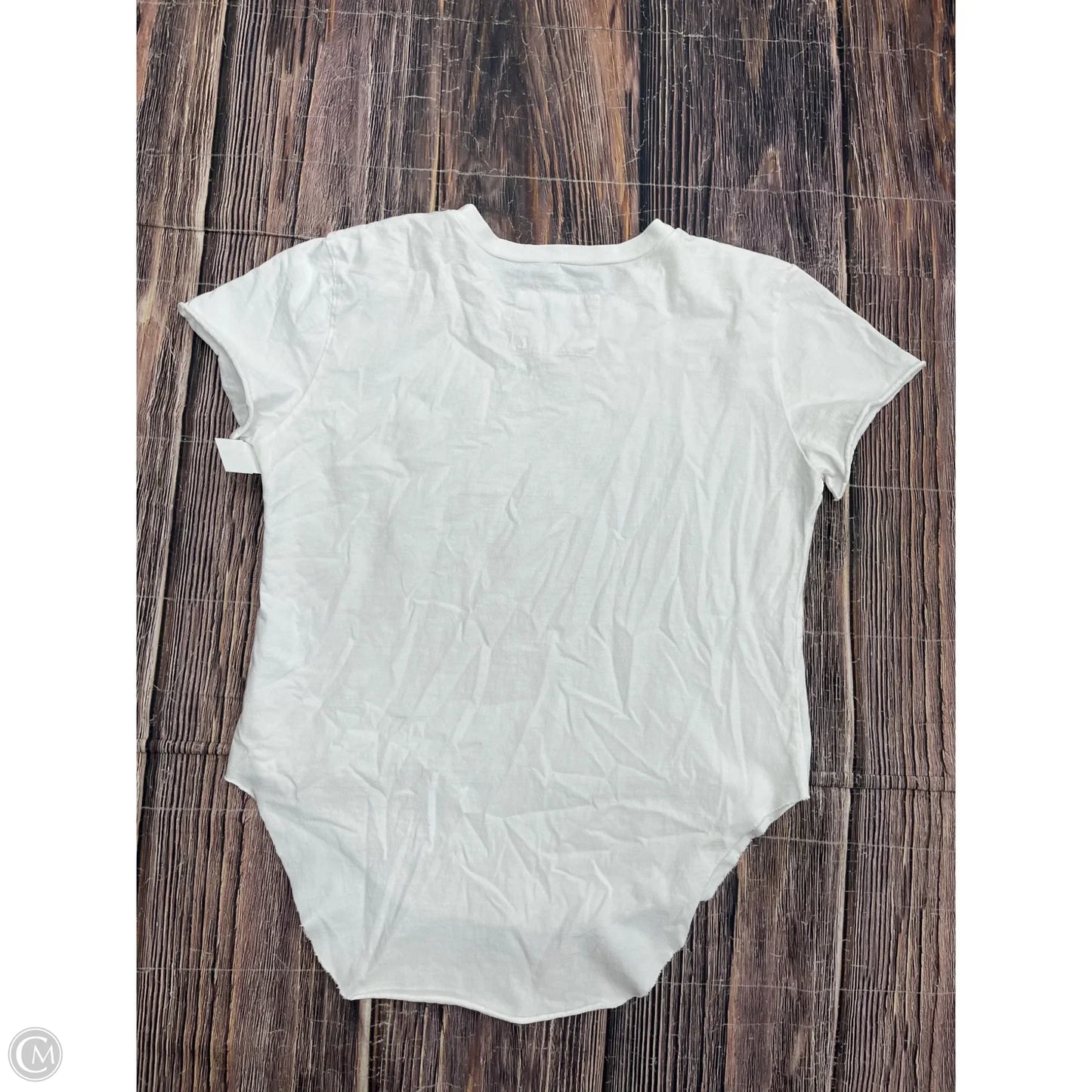 Top Short Sleeve Basic By Frank And Eileen In White, Size: M