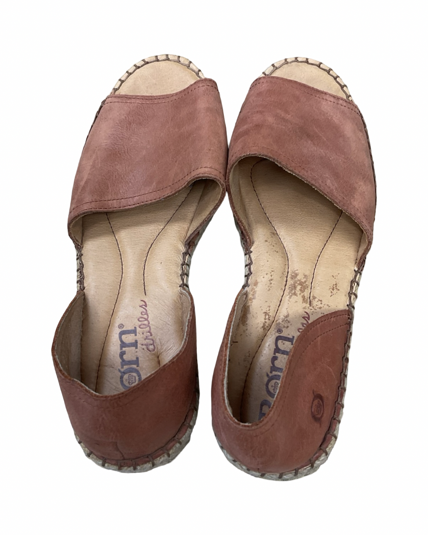 Sandals Flats By Born In Brown, Size:9