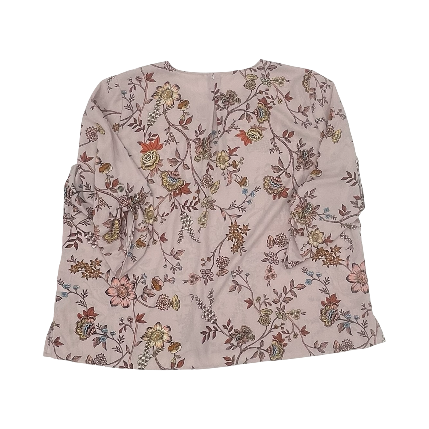 Blouse 3/4 Sleeve By Maurices In Floral Print, Size:4X