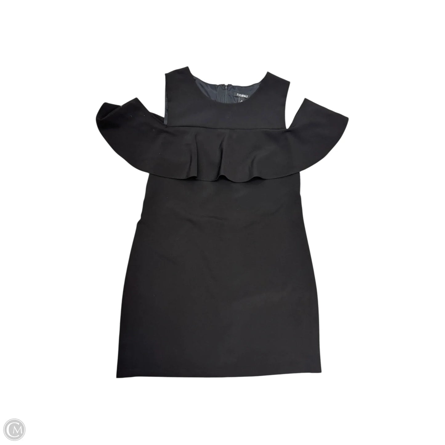 Dress Party Midi By Roz And Ali In Black, Size: 14