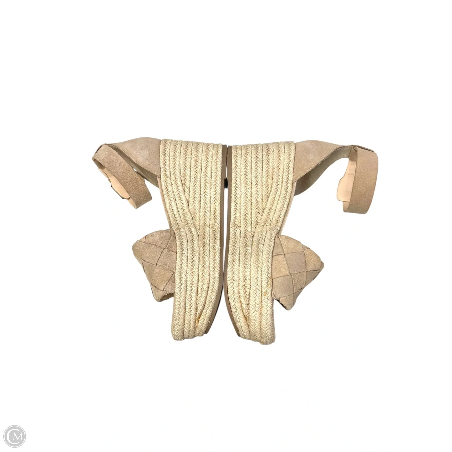 Sandals Heels Platform By Marc Fisher In Tan, Size: 8