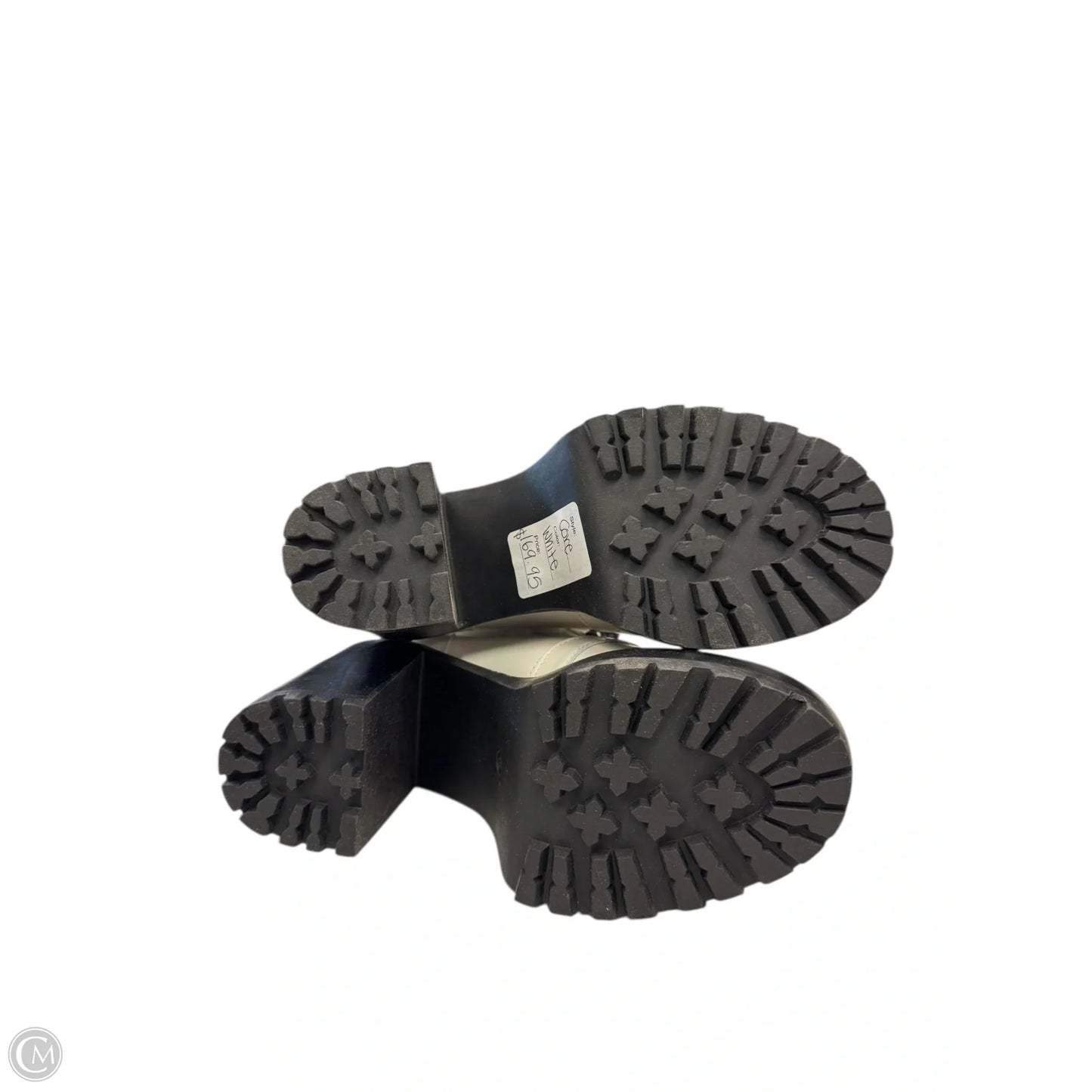 Boots Combat By Steve Madden In Cream, Size: 7.5