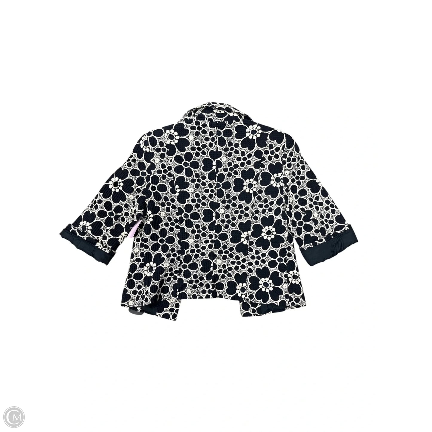 Blazer Designer By Lafayette 148 In Navy, Size: M