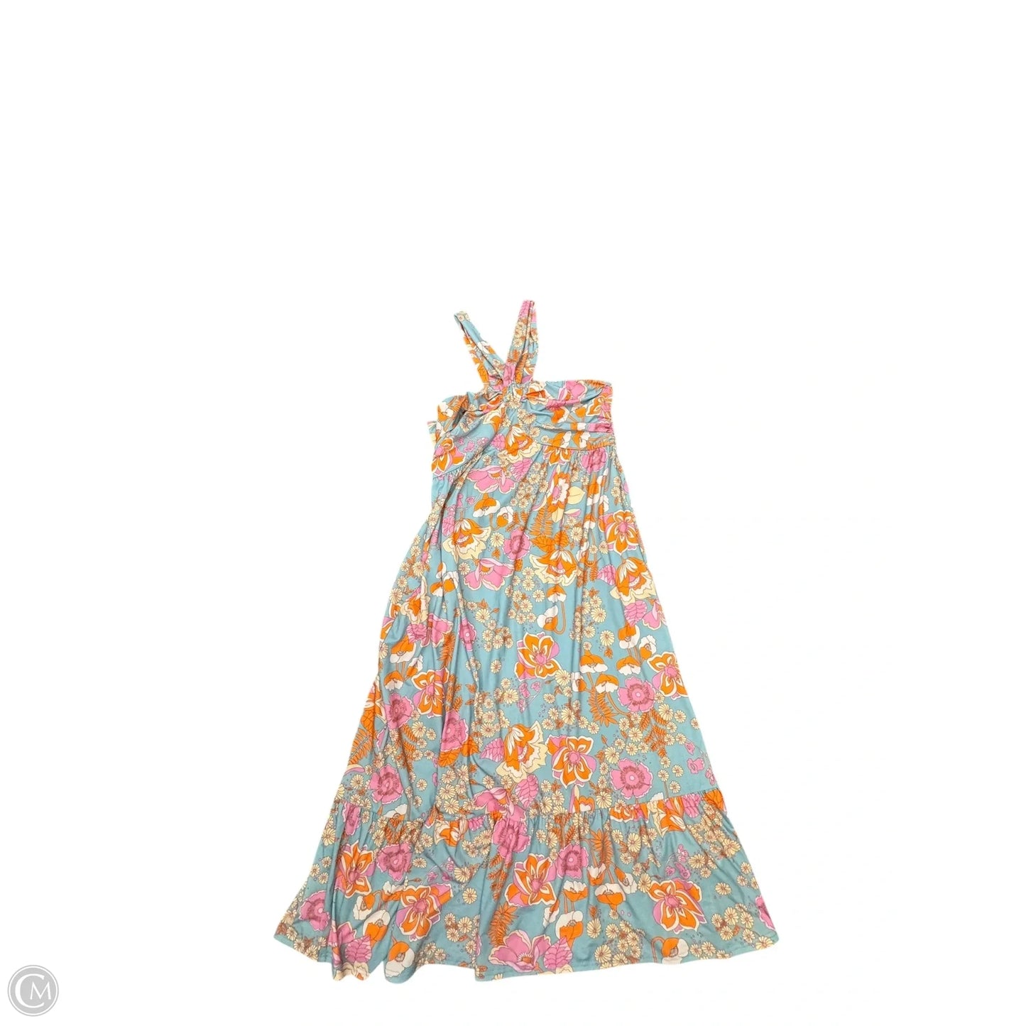 Dress Party Long By Grace Karin In Orange & Pink, Size: L